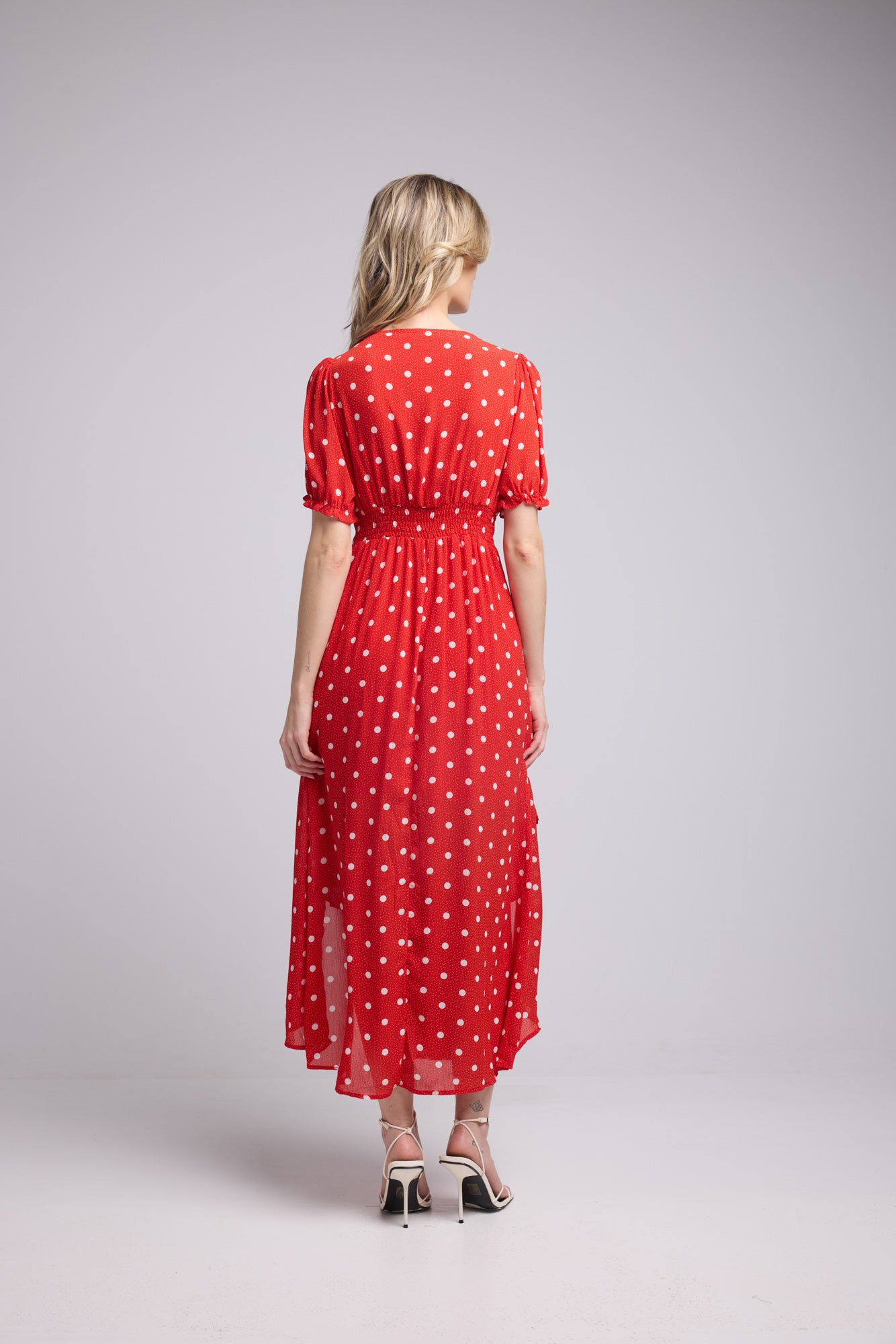 ROBE 62279/1056 POIS ROUGE