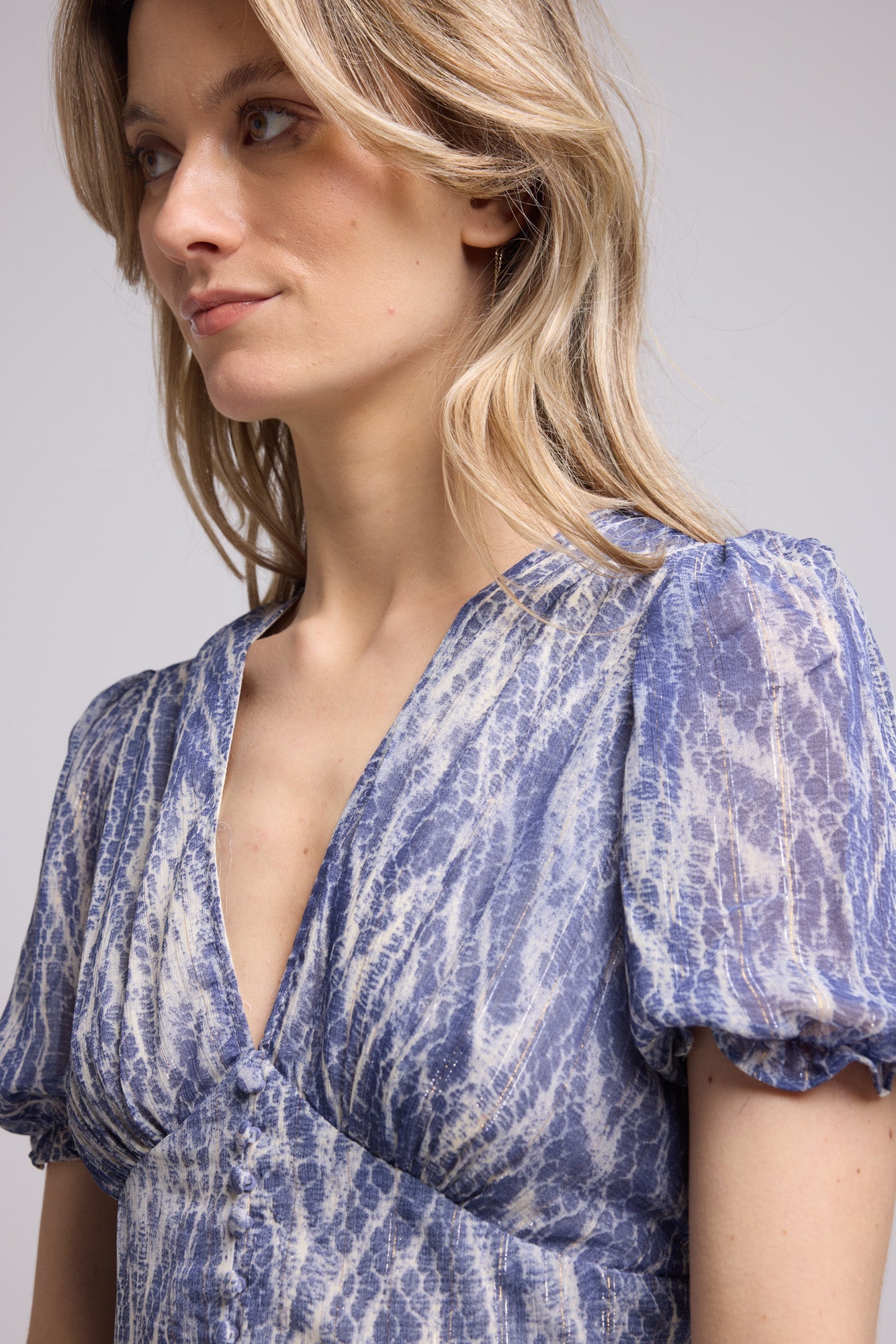 ROBE 62279/1061 SERPENT BLEU 1061P