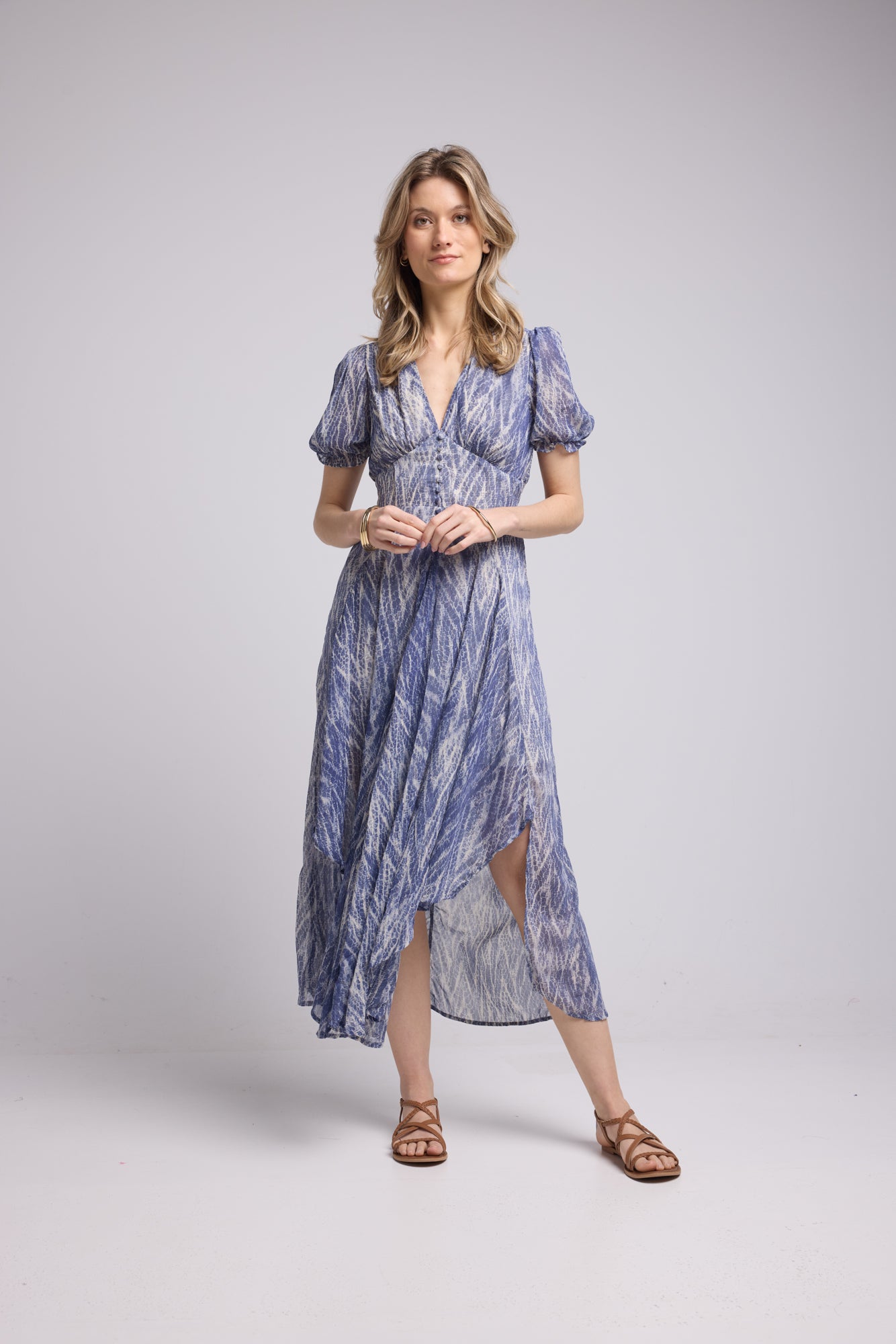 DRESS 62279/1061 BLUE SNAKE 1061P DRESS 62279/1061 BLUE SNAKE 1061P