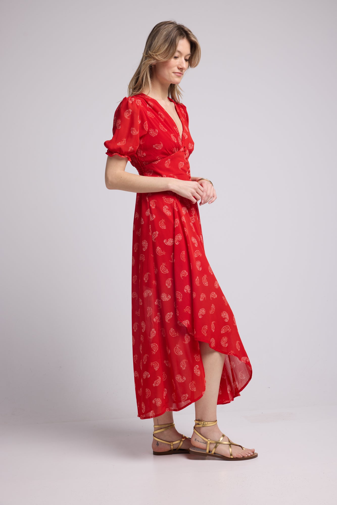 ROBE 62279/1063 BANDANA ROUGE