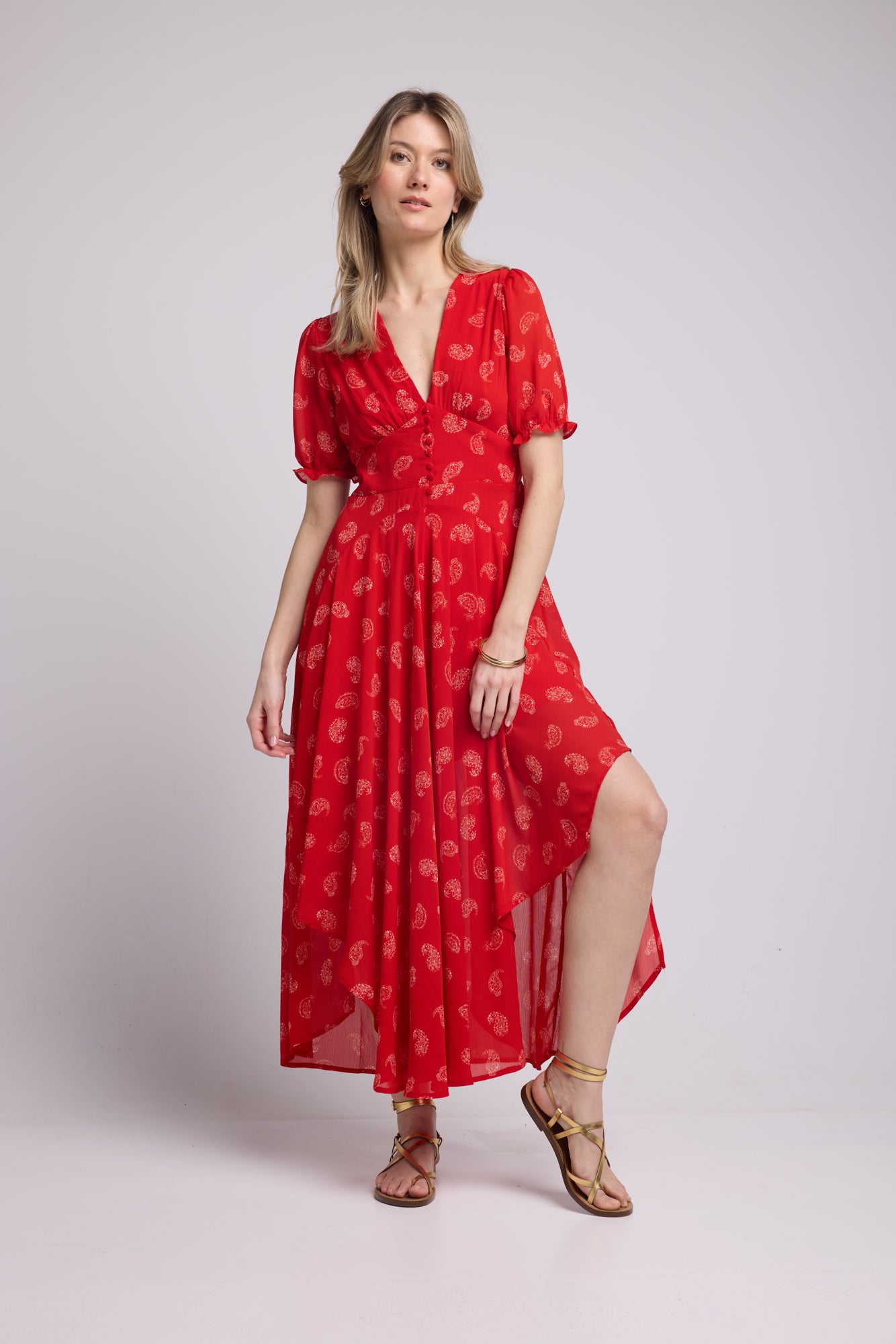 ROBE 62279/1063 BANDANA ROUGE