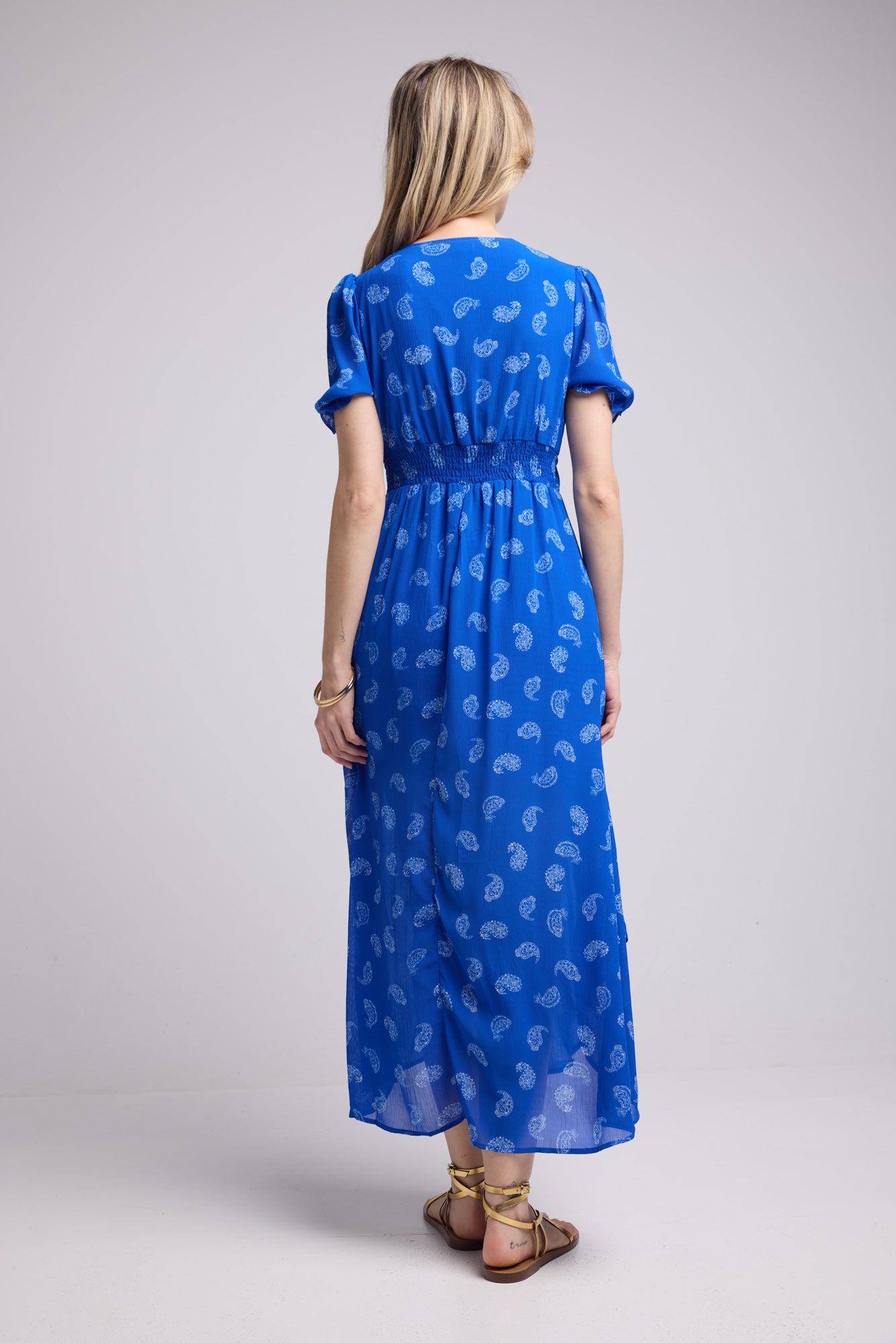 ROBE 62279/1079 BANDANA BLEU