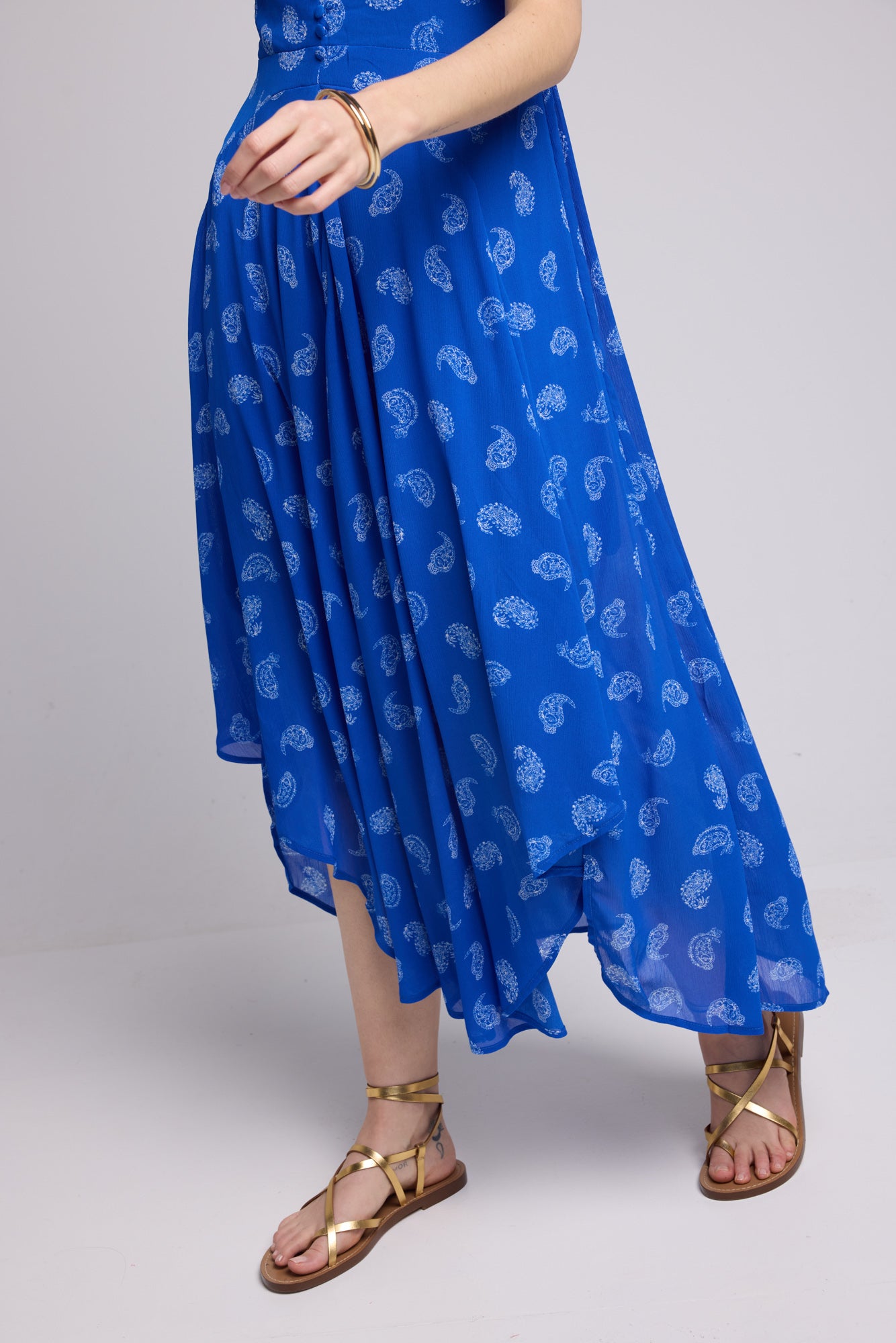 ROBE 62279/1079 BANDANA BLEU