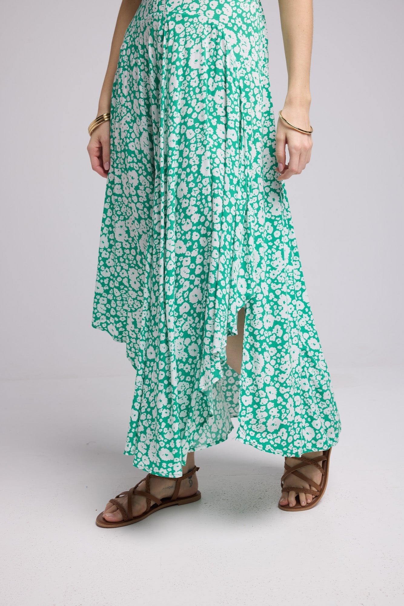 ROBE 62279V/BLEU FLEURS ROUGE 1107V