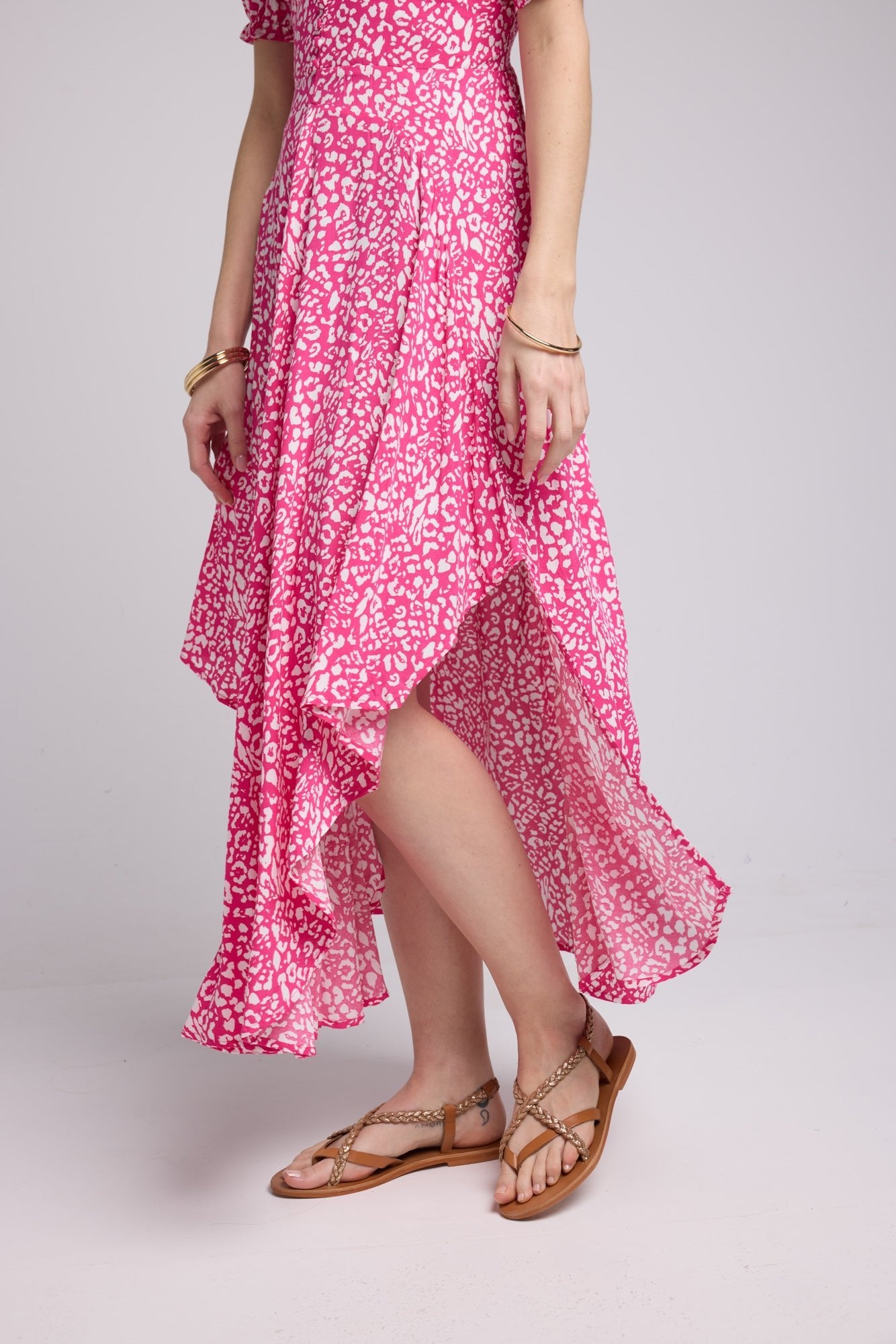 ROBE 62279V/1174 LEOPARD ROSE