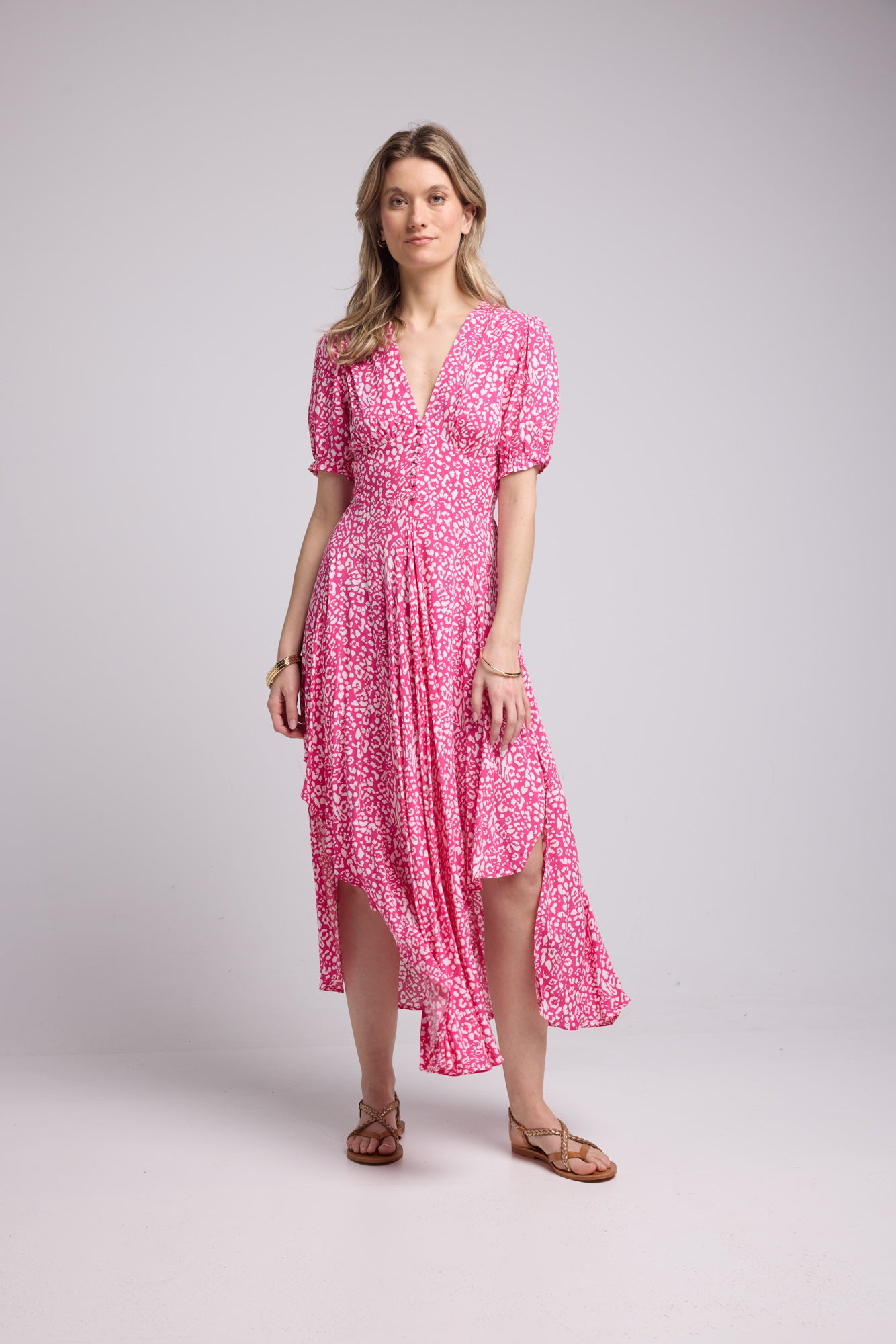 ROBE 62279V/1174 LEOPARD ROSE