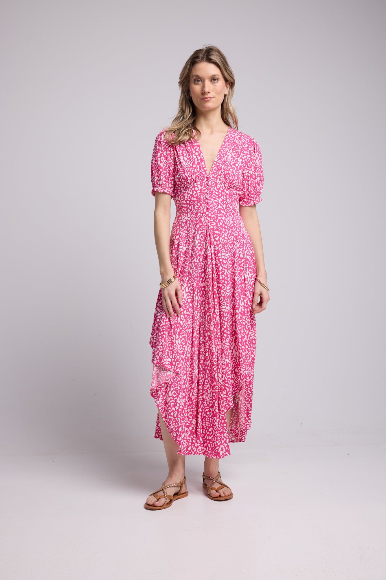 ROBE 62279V/1174 LEOPARD ROSE