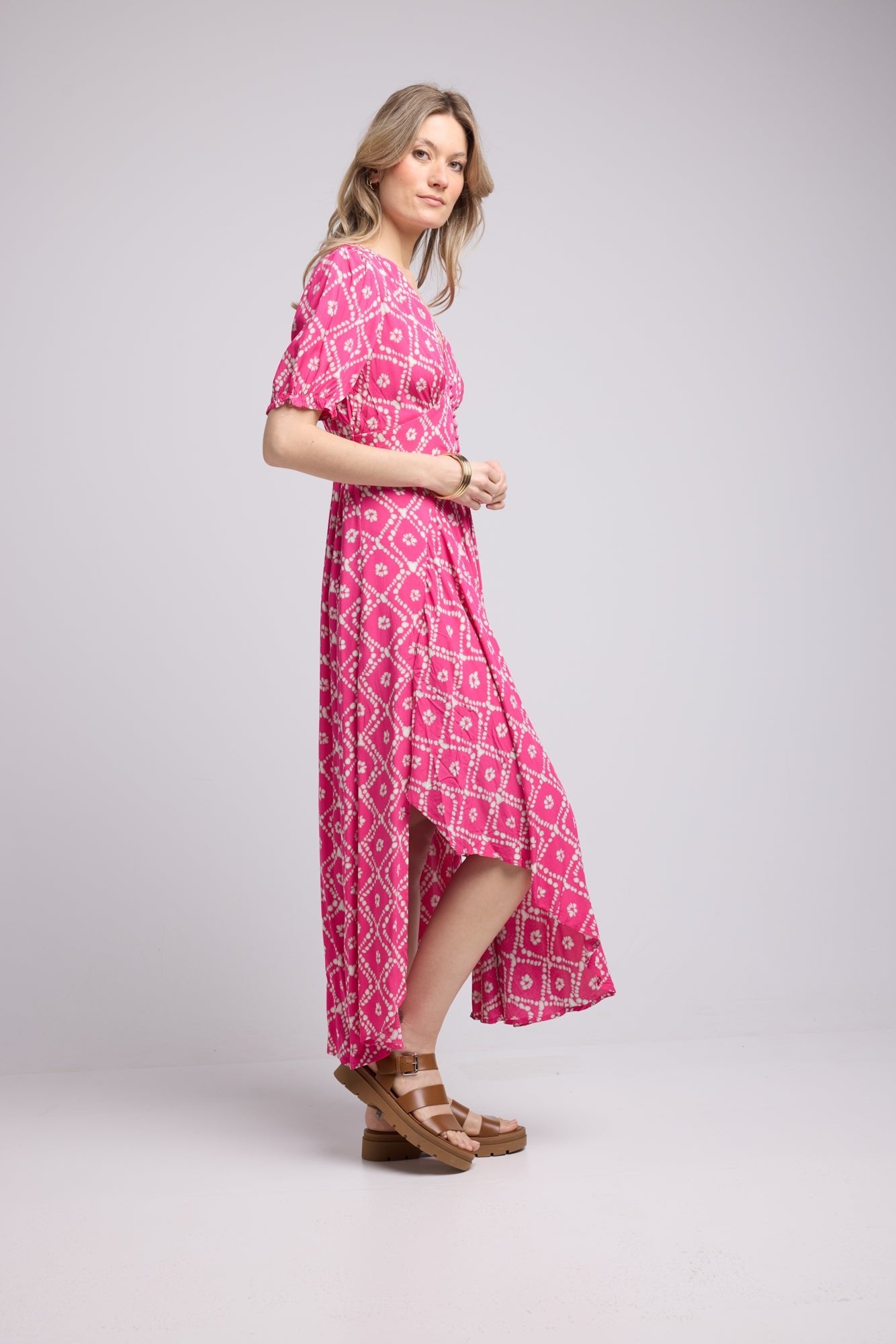ROBE 62279V/1174 LEOPARD ROSE