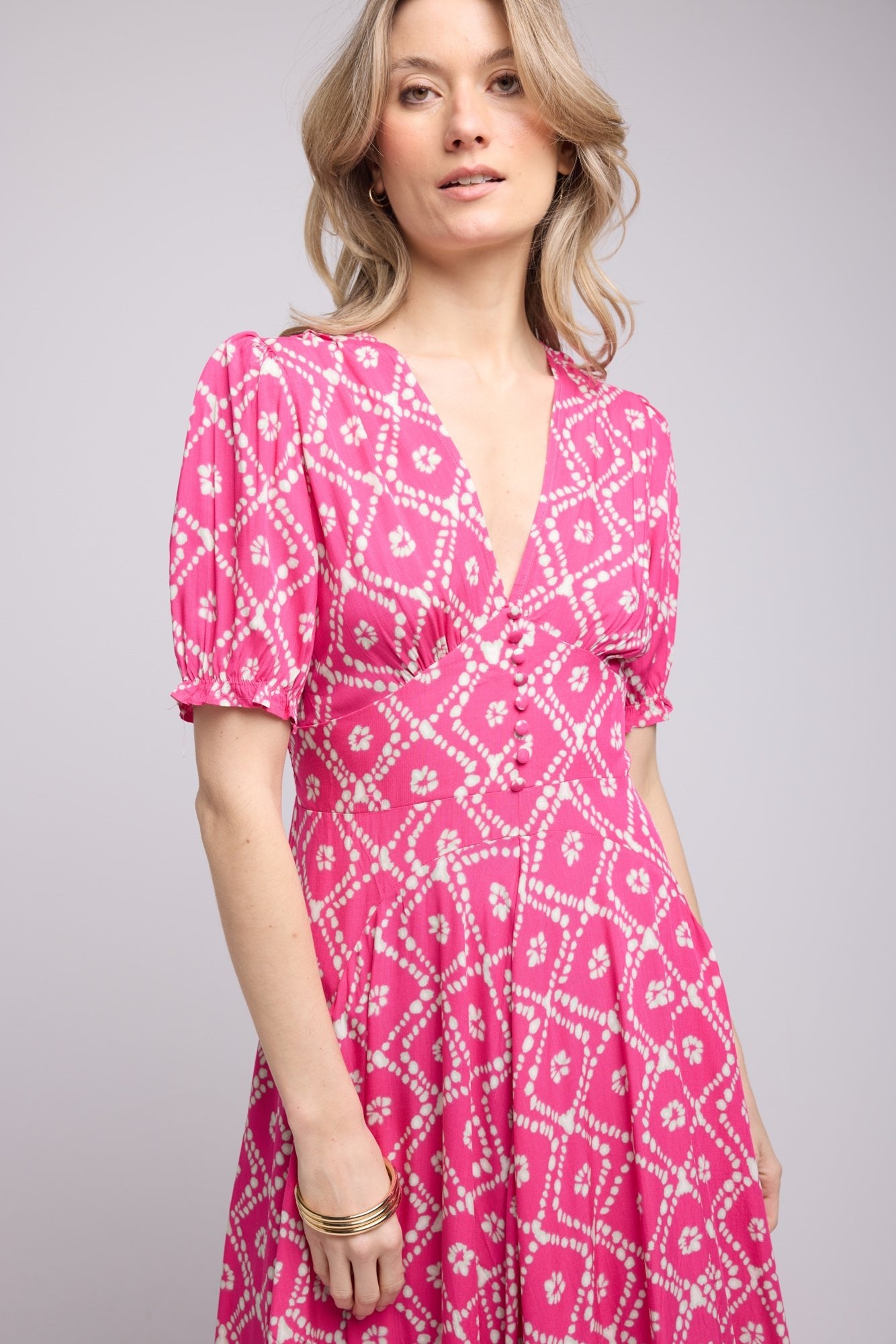 ROBE 62279V/1174 LEOPARD ROSE