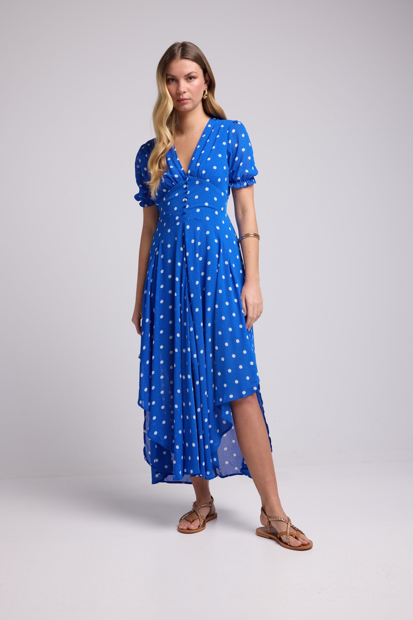 ROBE 62279/ POIS BLEU 1073P