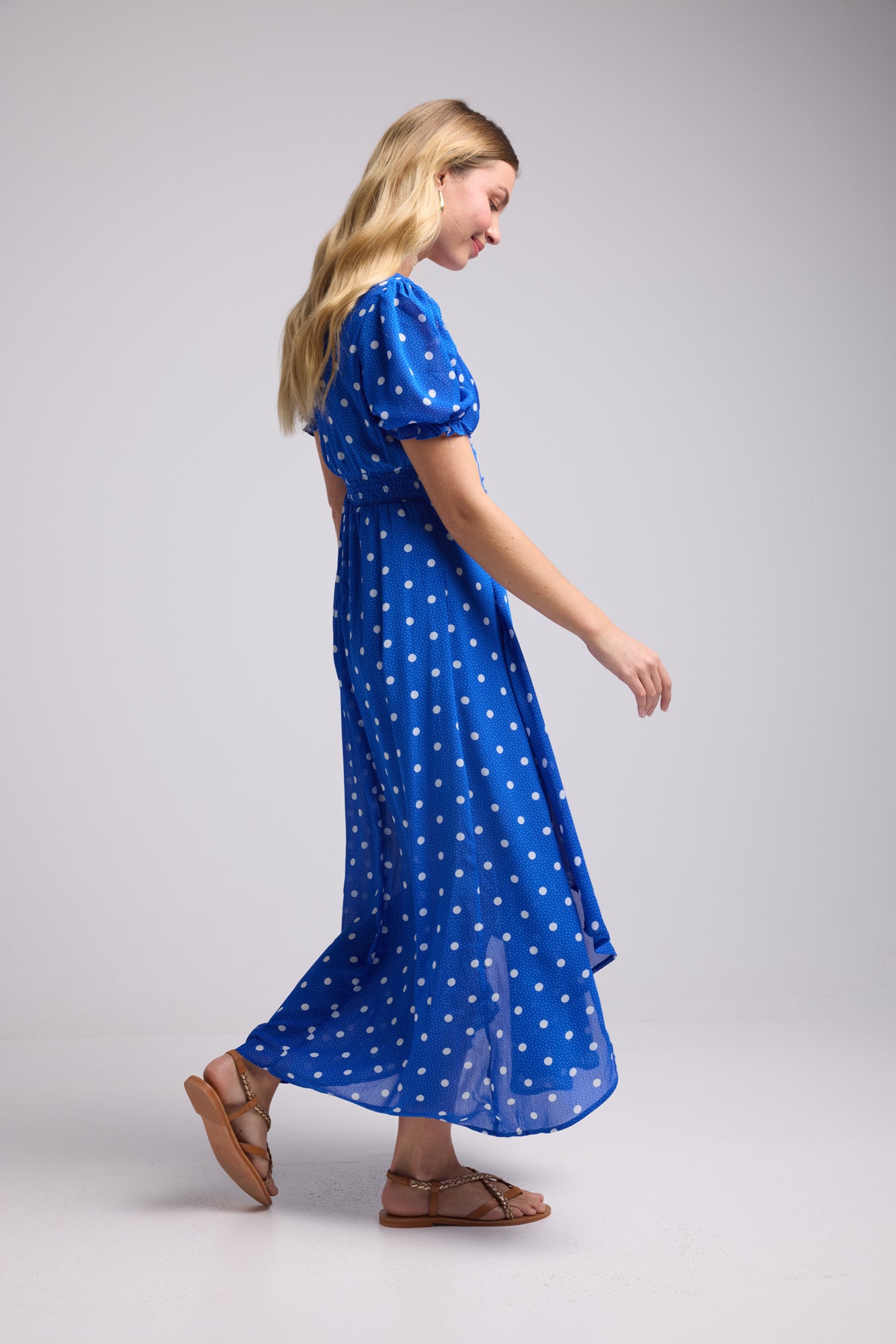 ROBE 62279/ POIS BLEU 1073P