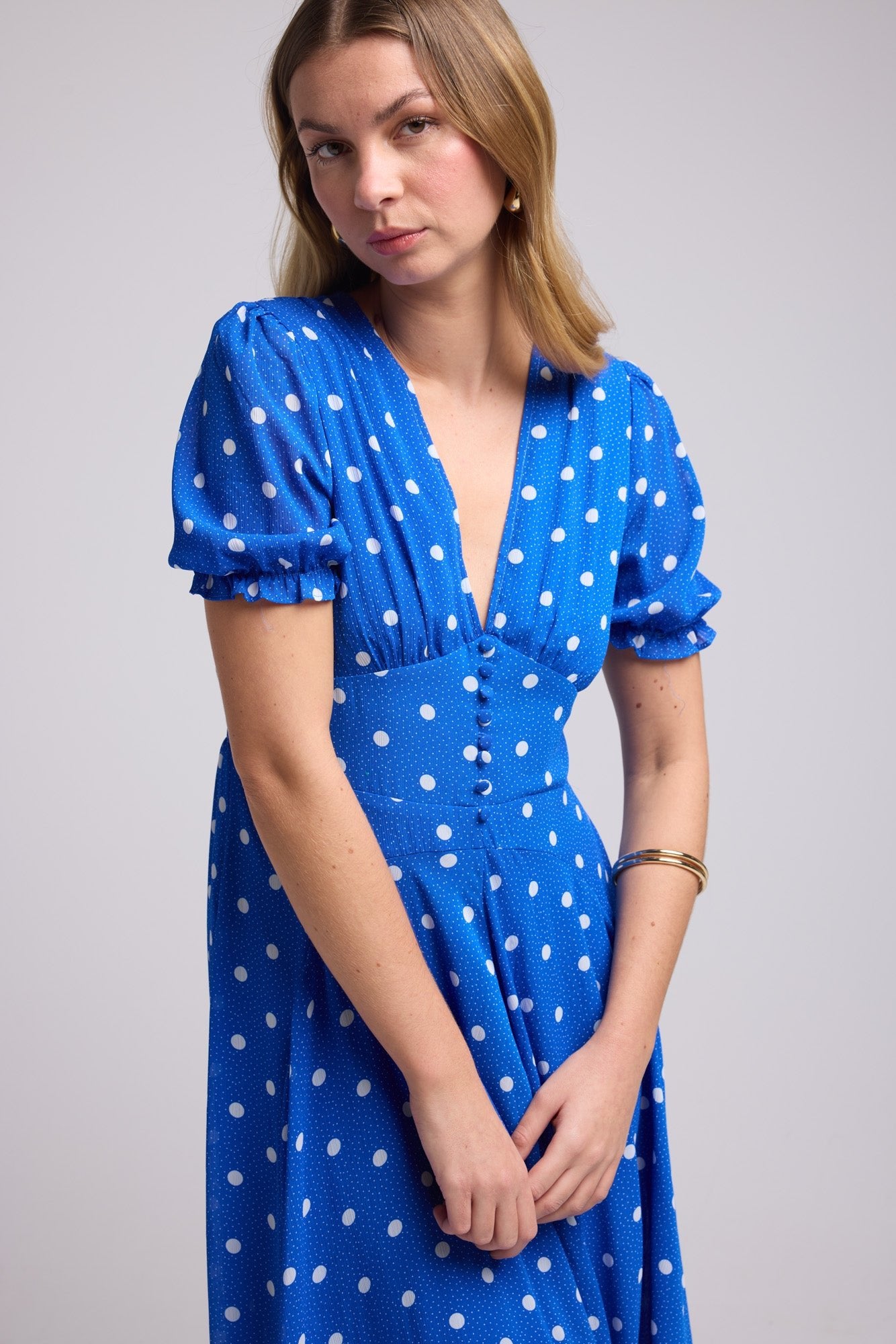 ROBE 62279/ POIS BLEU 1073P