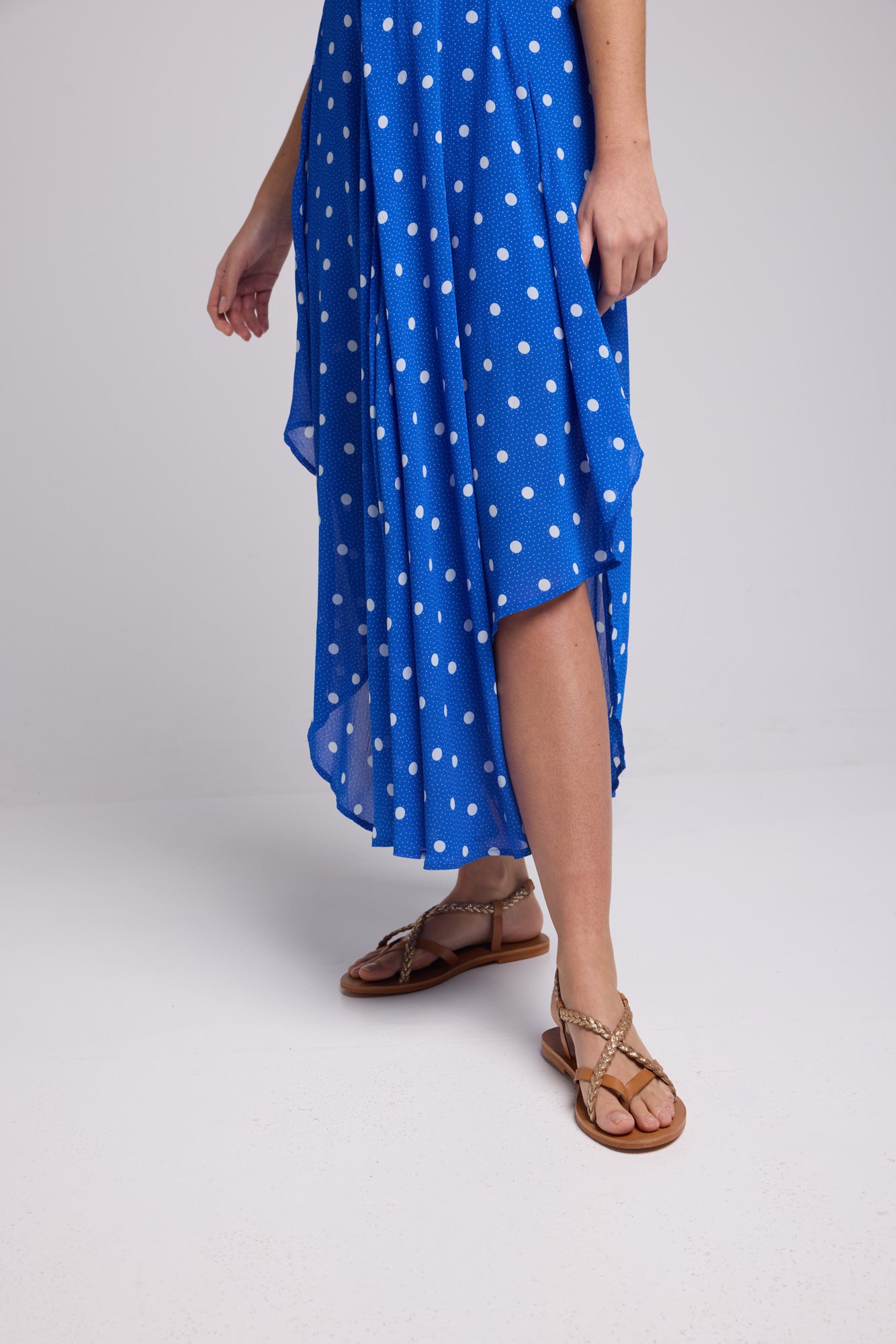 ROBE 62279/ POIS BLEU 1073P