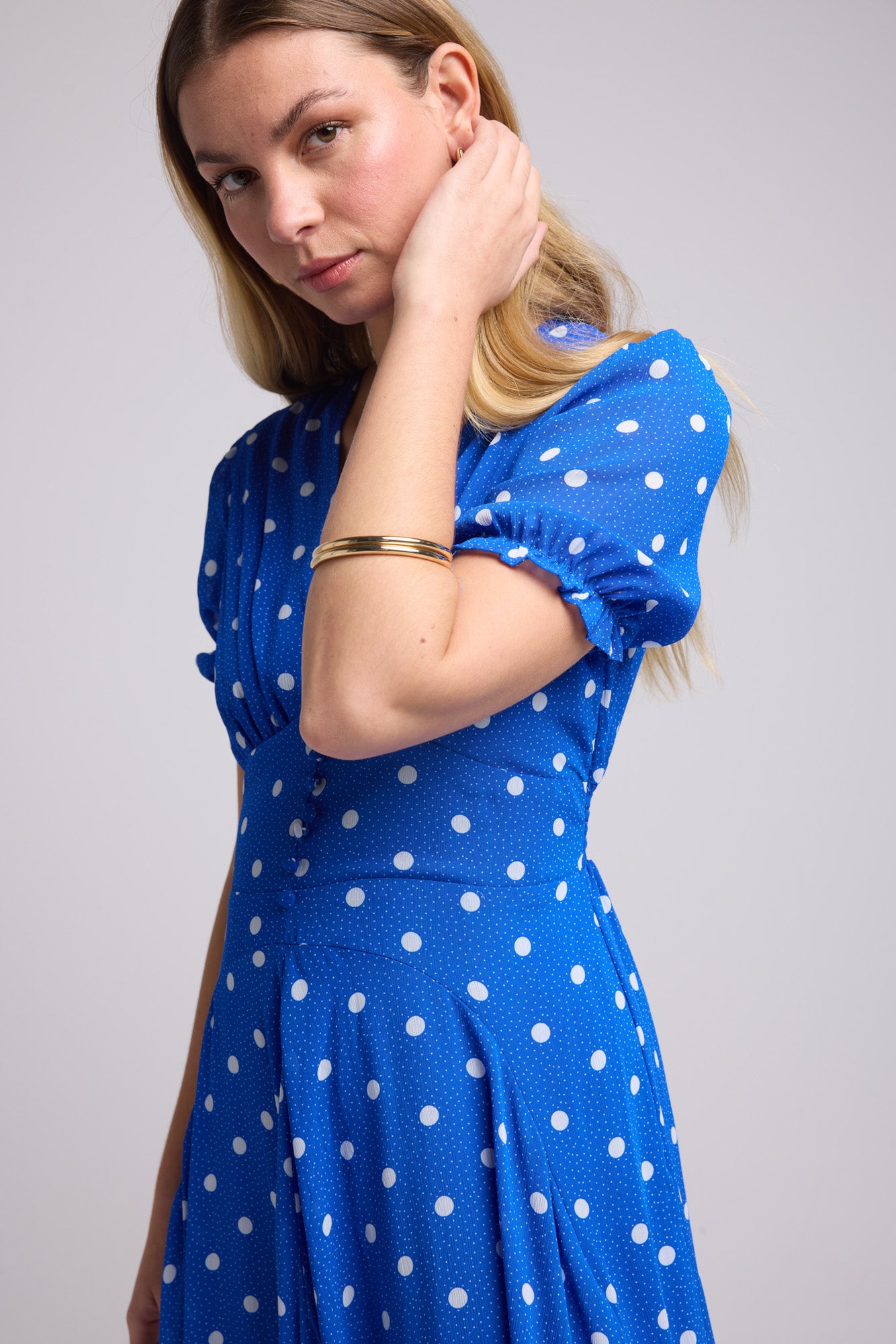 ROBE 62279/ POIS BLEU 1073P