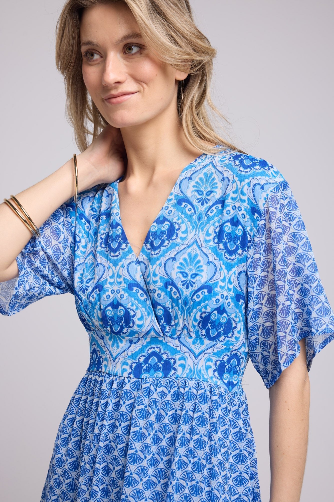 ROBE 62335/BANDANA BLEU 1424P