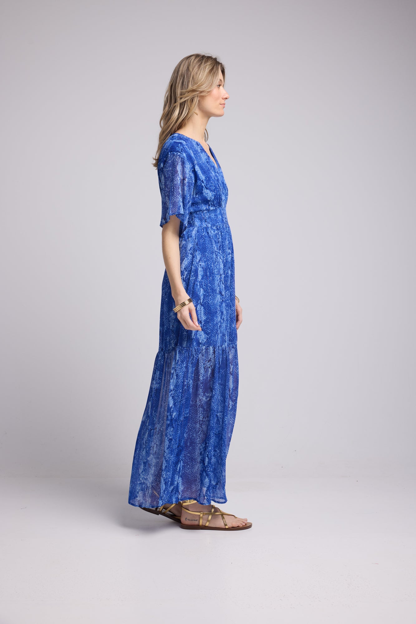 ROBE 62335/SERPENT BLEU 1230P