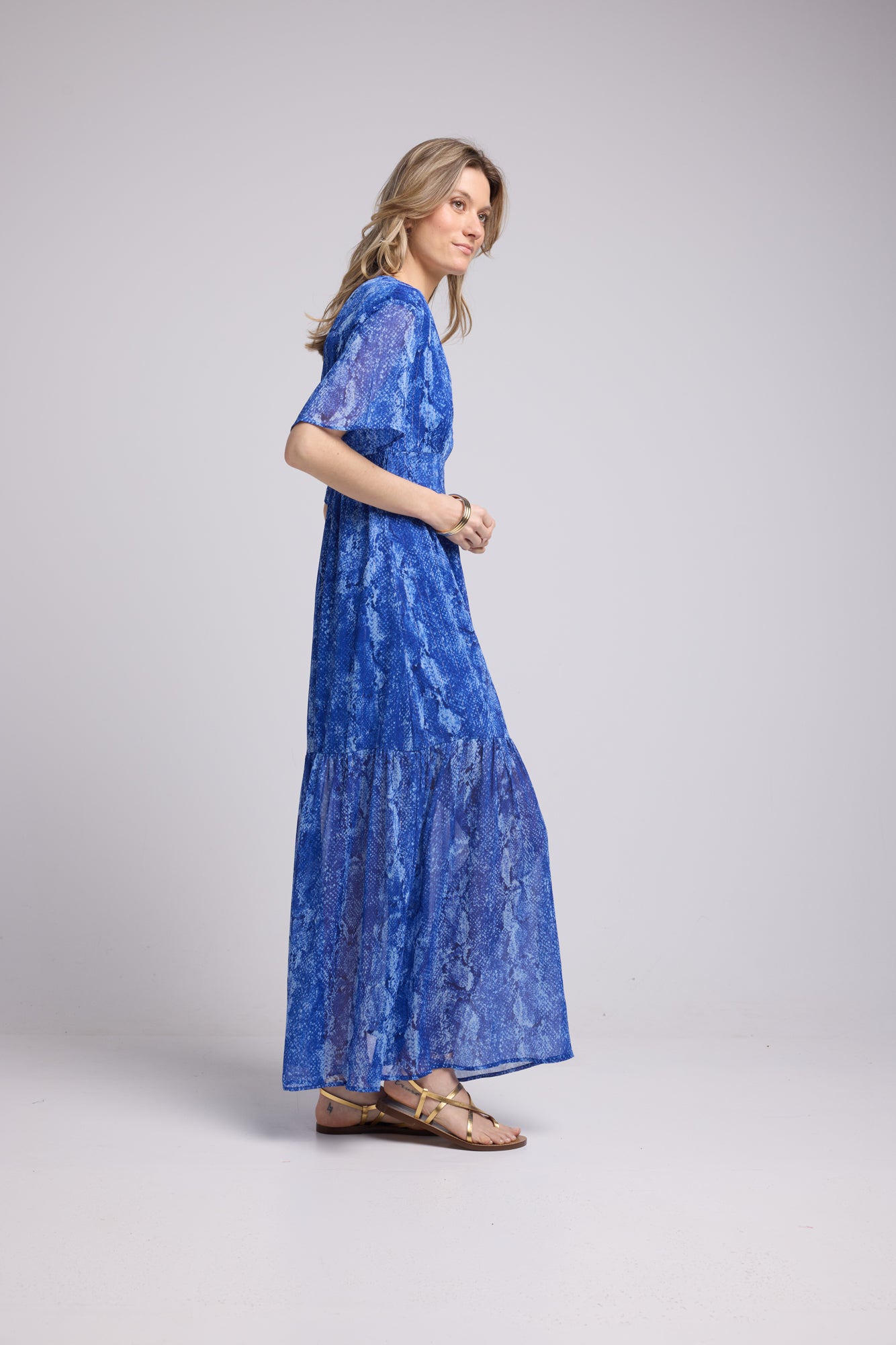 ROBE 62335/SERPENT BLEU 1230P