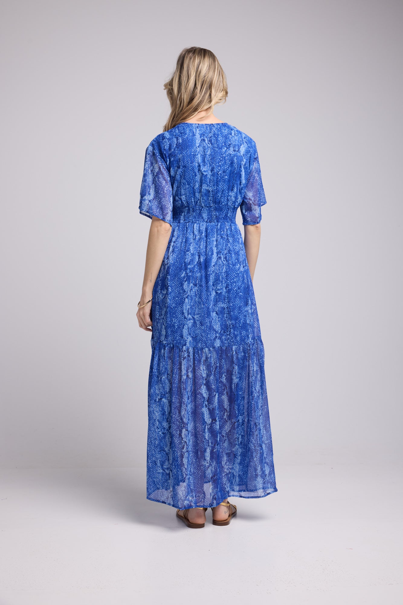 ROBE 62335/SERPENT BLEU 1230P