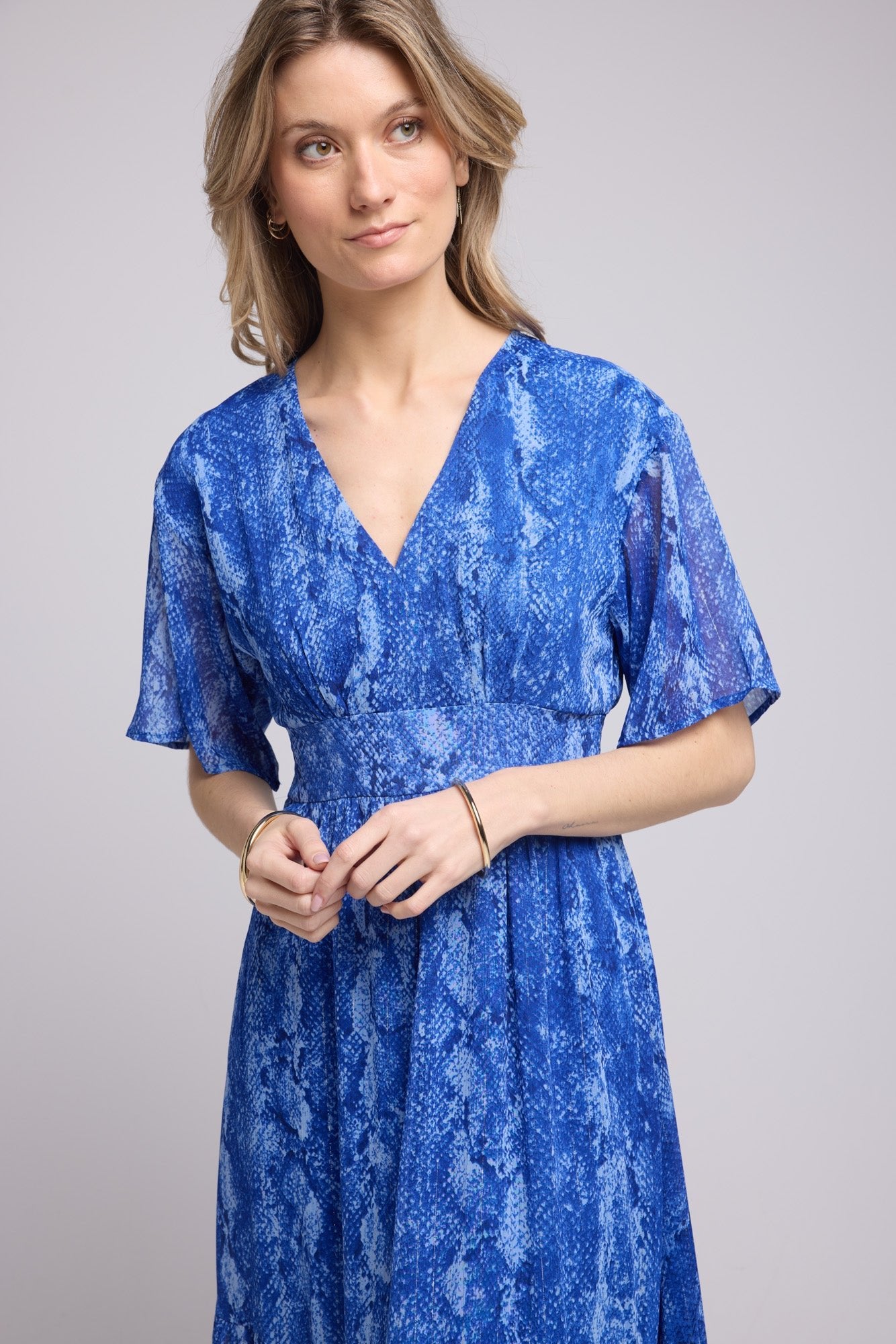 ROBE 62335/SERPENT BLEU 1230P