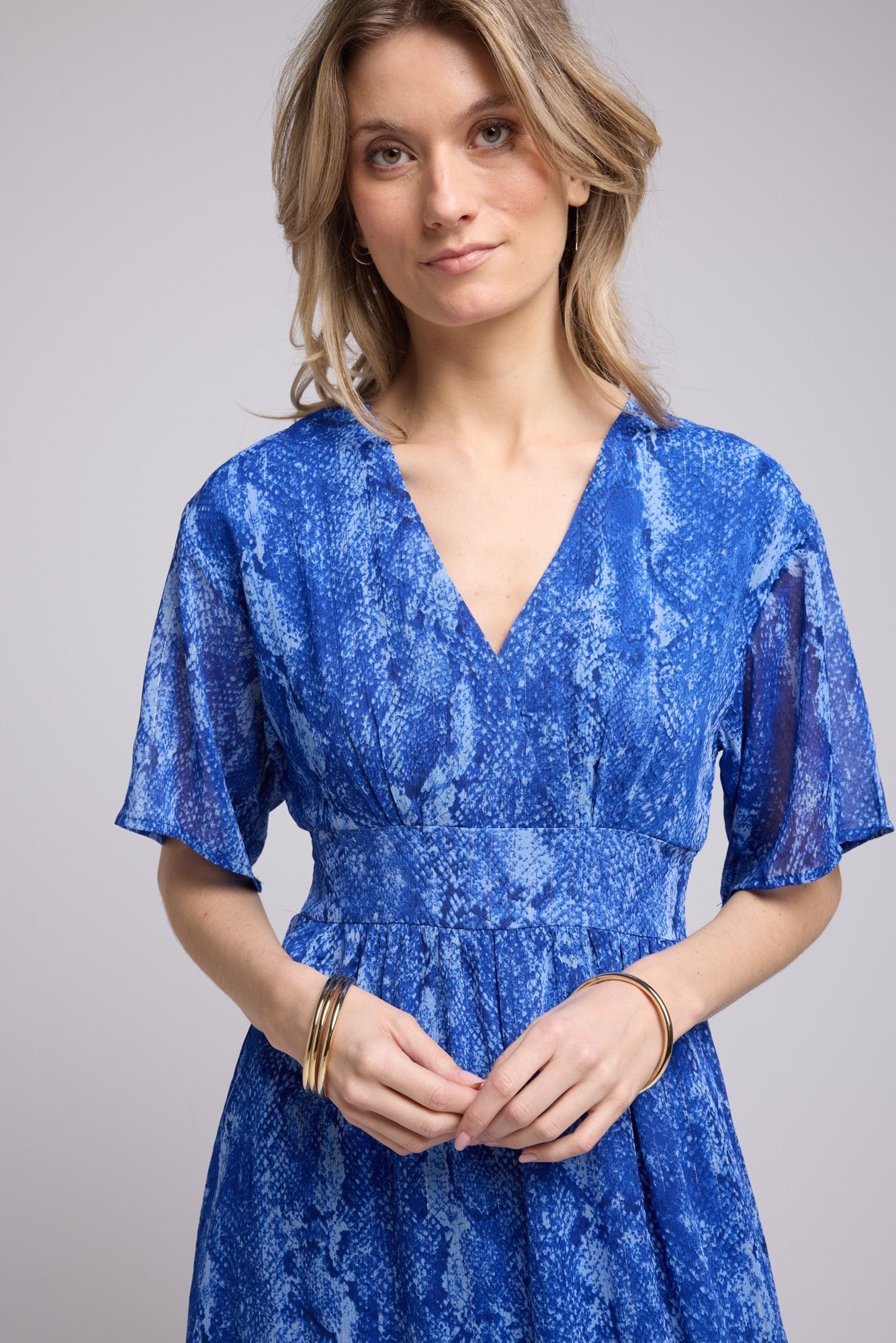 ROBE 62335/SERPENT BLEU 1230P