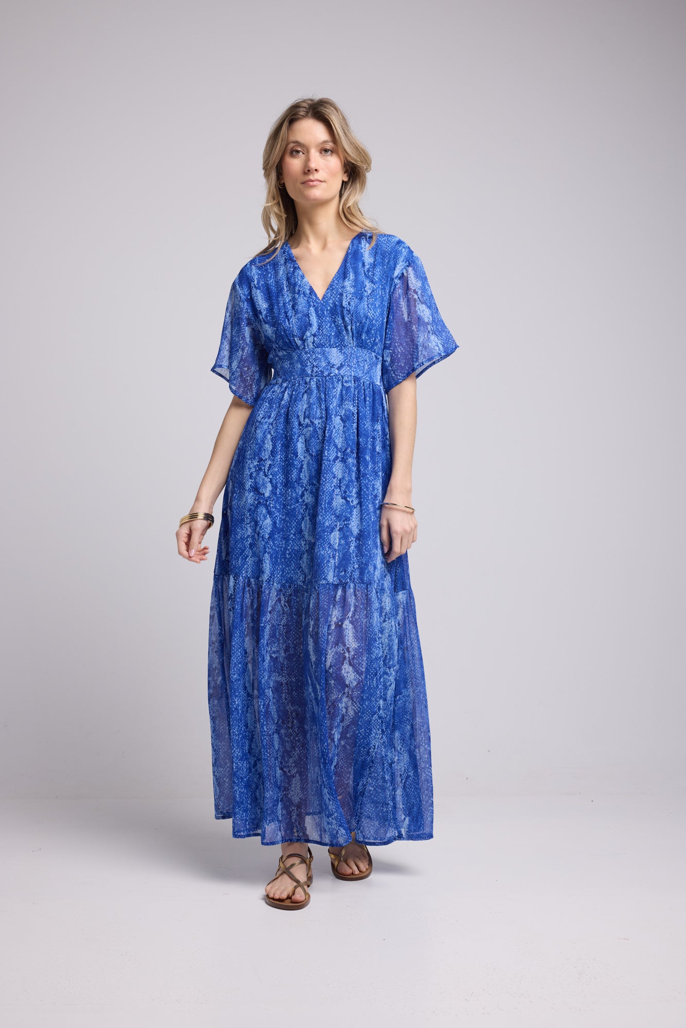 ROBE 62335/SERPENT BLEU 1230P