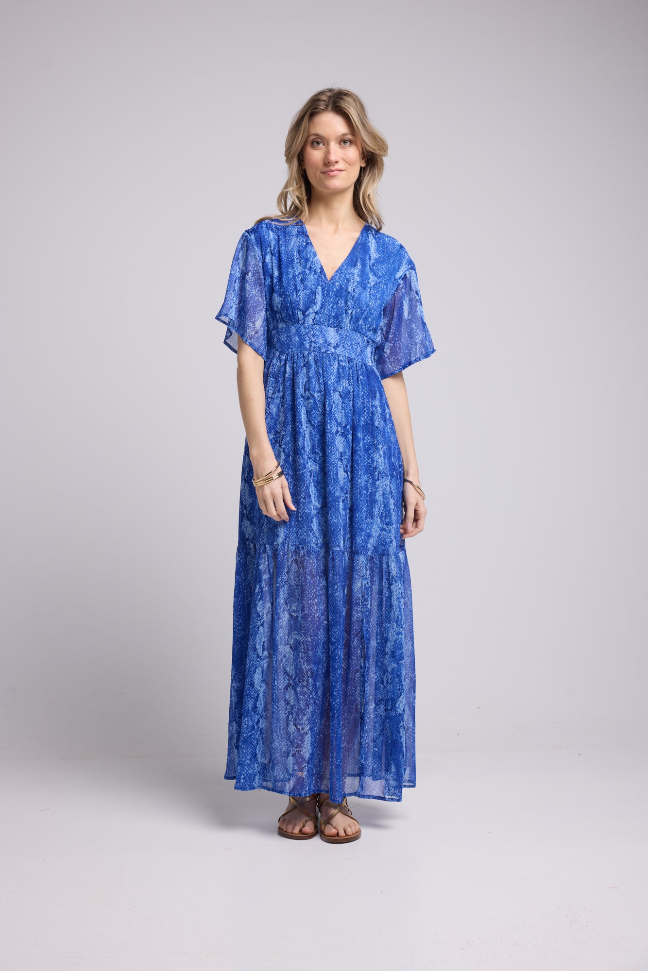 ROBE 62335/SERPENT BLEU 1230P