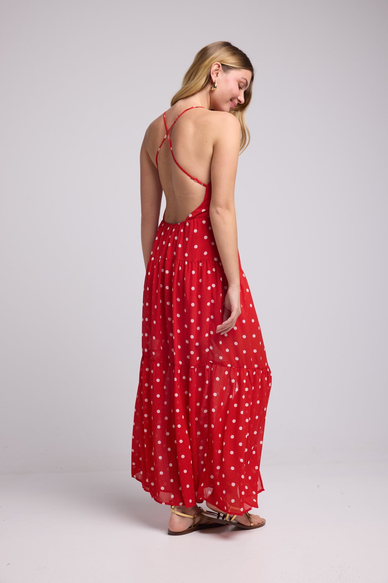 ROBE 62377/1056 POIS ROUGE