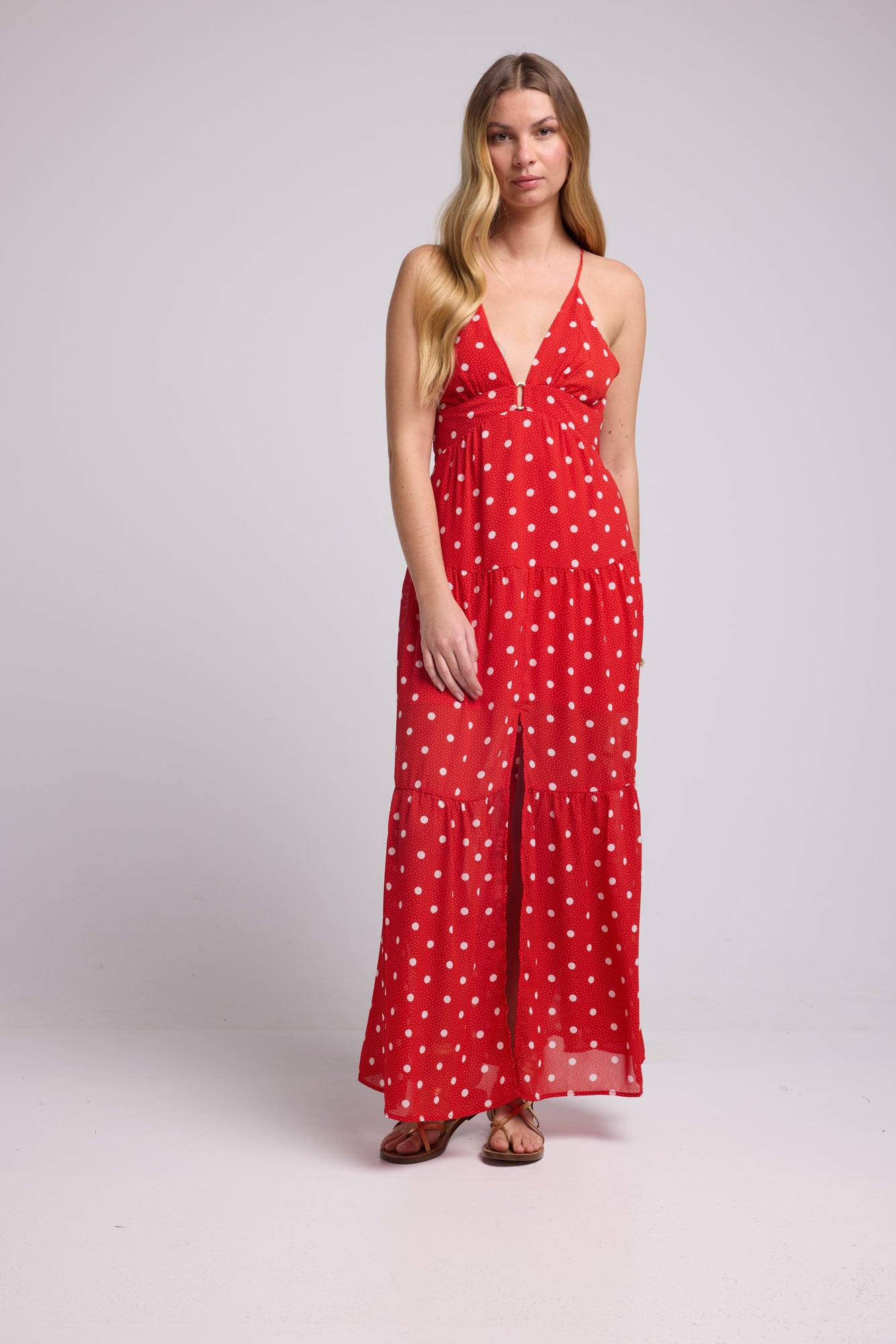 ROBE 62377/1056 POIS ROUGE