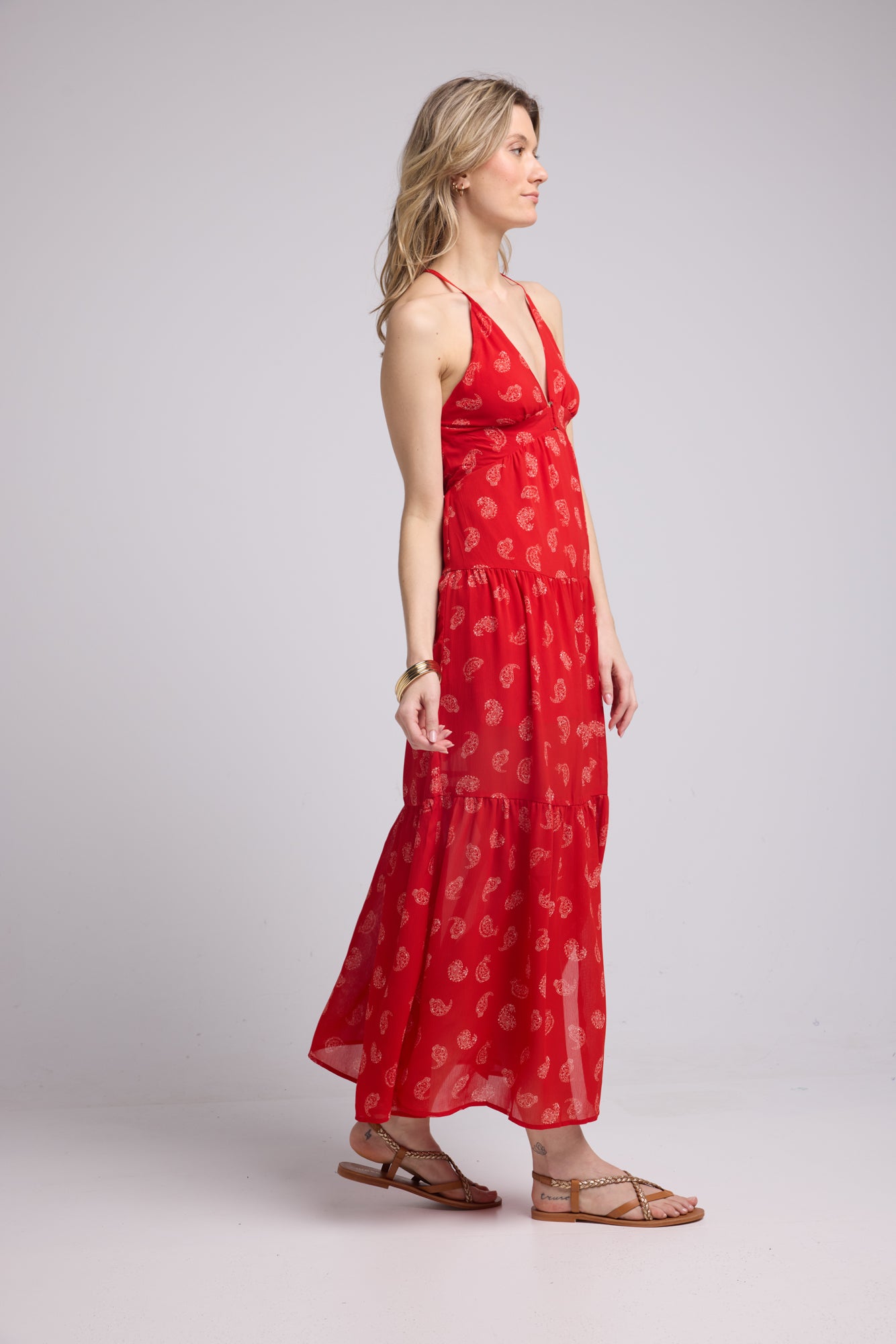 ROBE 62377/1063 BANDANA ROUGE