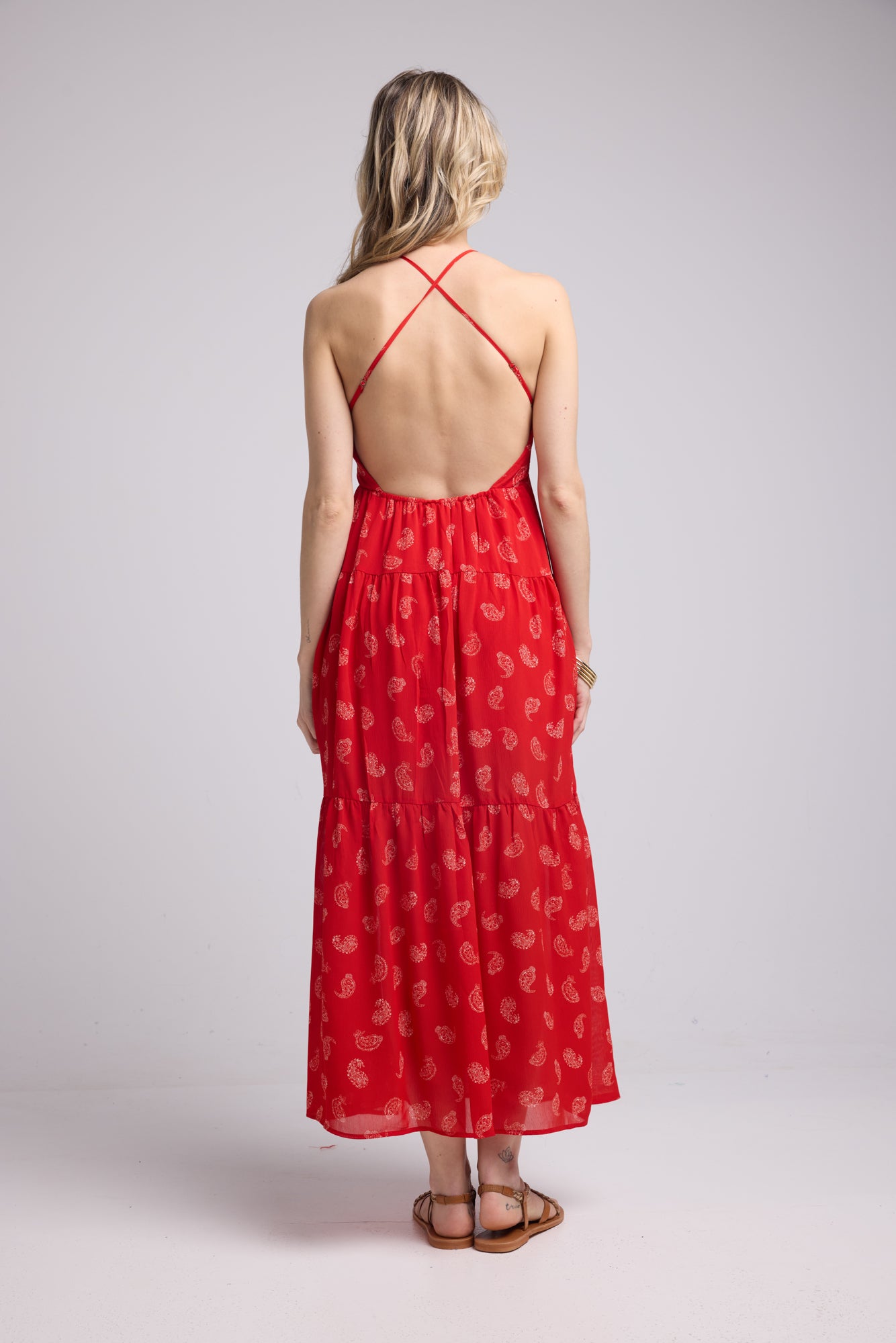 ROBE 62377/1063 BANDANA ROUGE