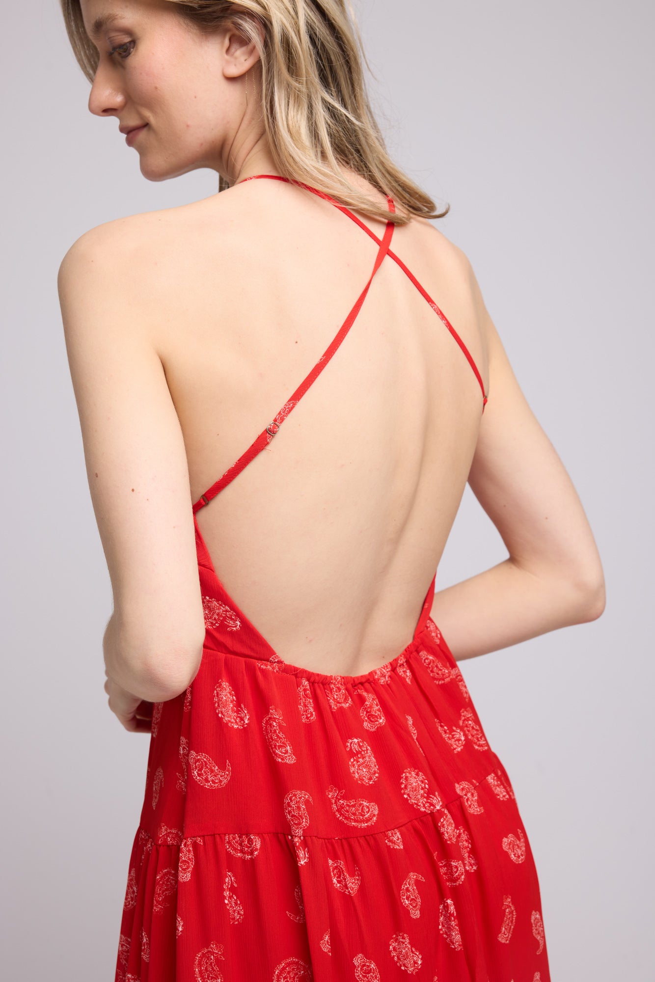 ROBE 62377/1063 BANDANA ROUGE
