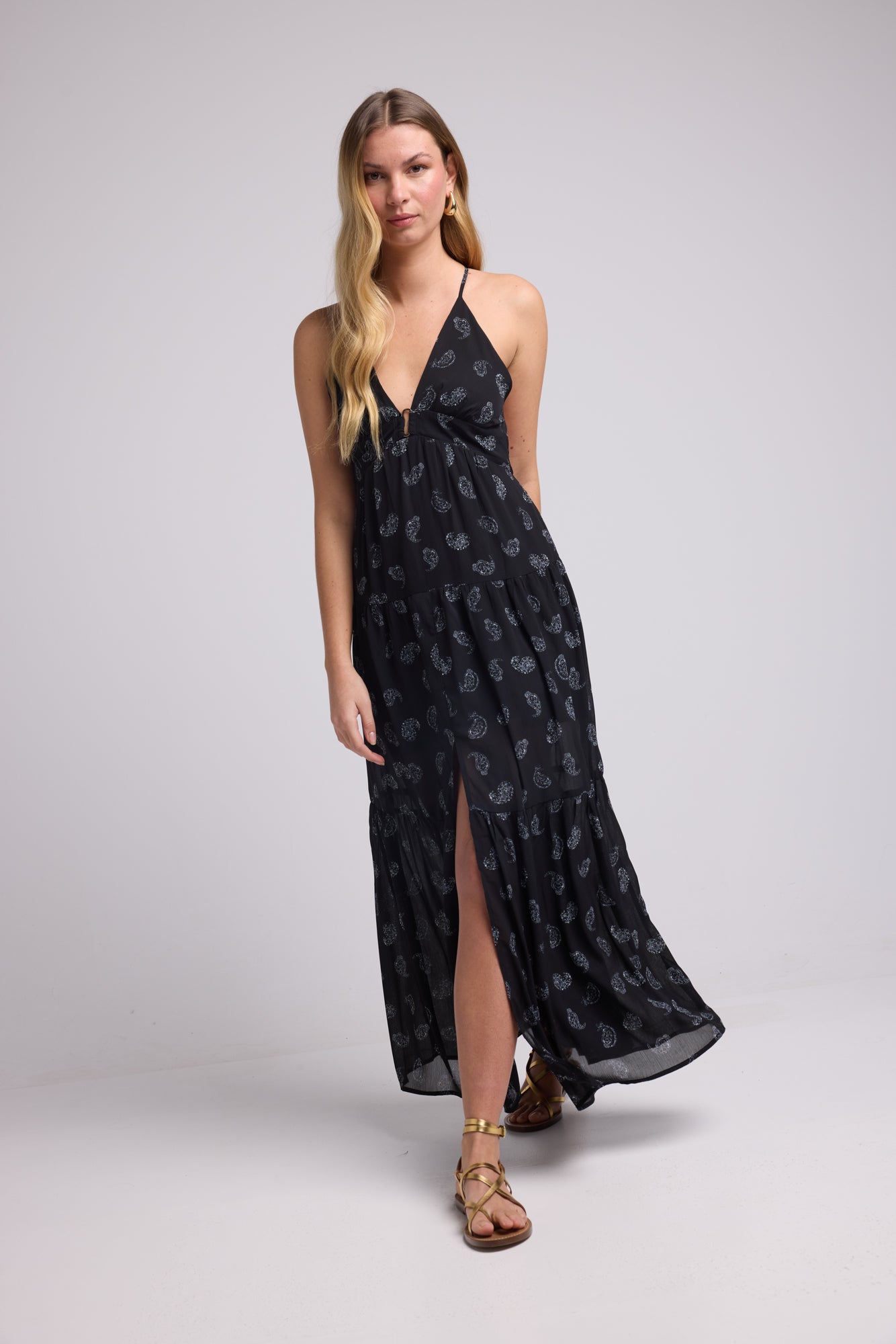DRESS 62377/1078 BLACK BANDANA