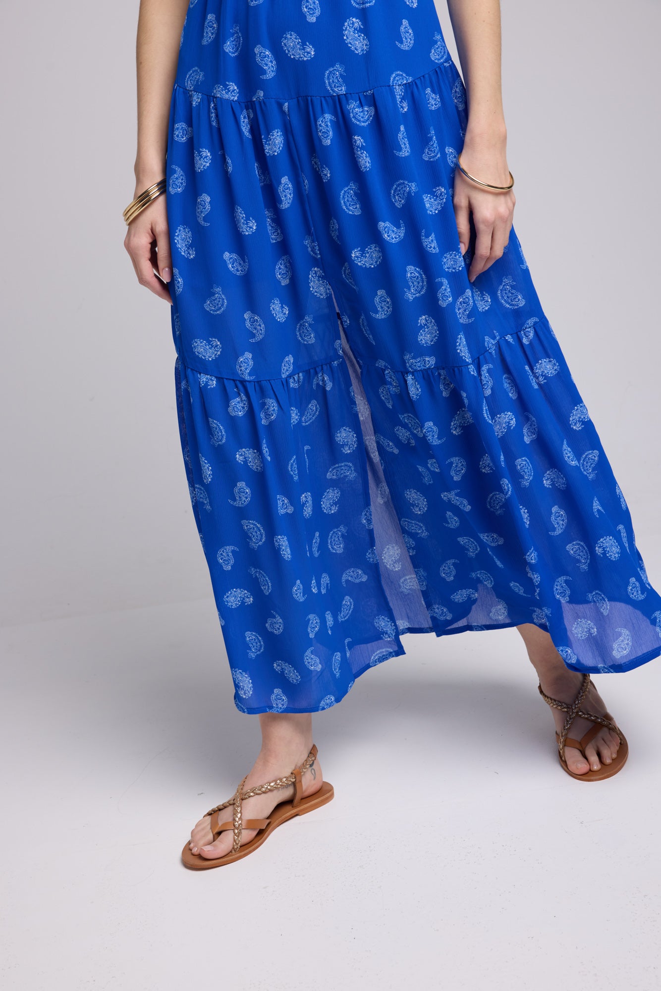 DRESS 62377/1079 BLUE BANDANA