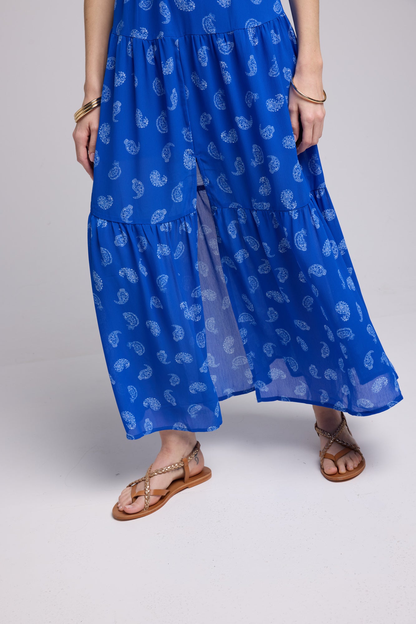 DRESS 62377/1079 BLUE BANDANA