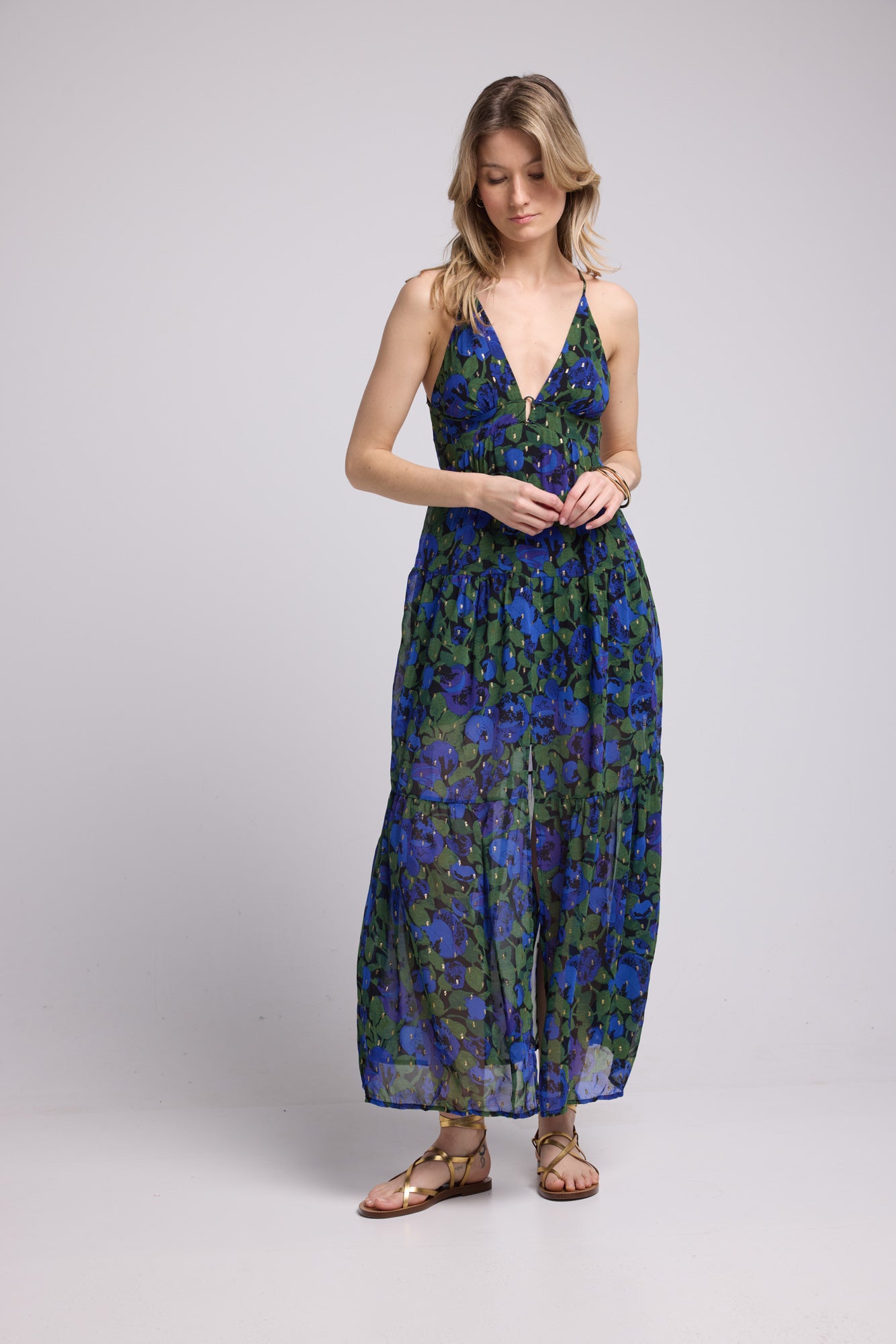 DRESS 62377 GREEN 544