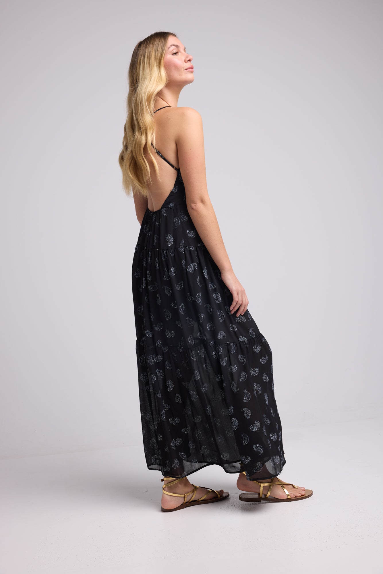 DRESS 62377/1078 BLACK BANDANA