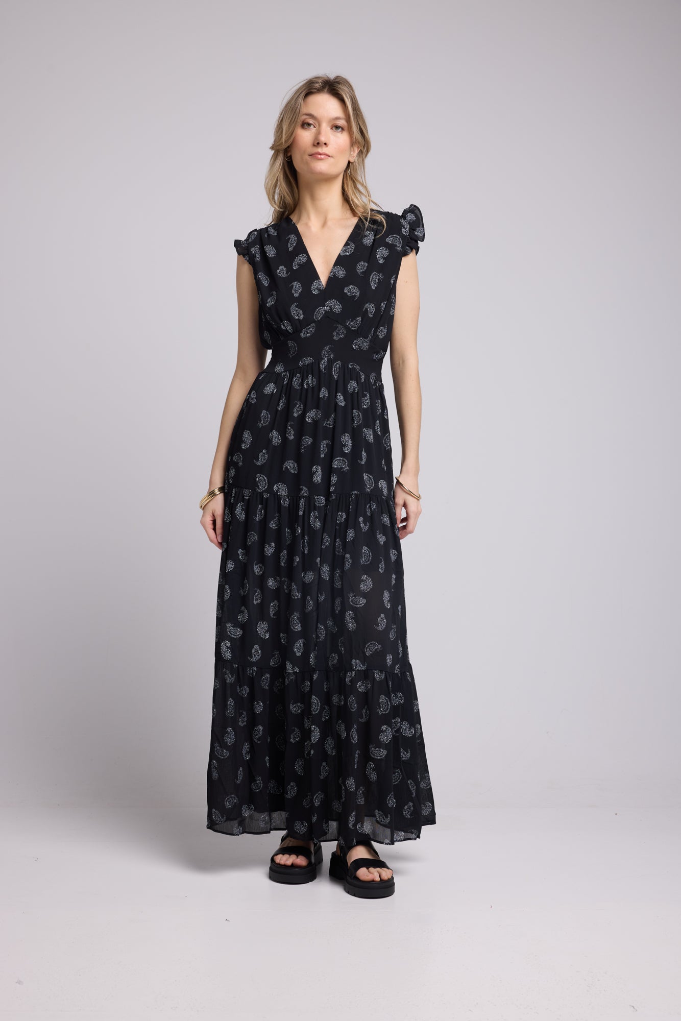 DRESS 62380 P/1078 BLACK BANDANA