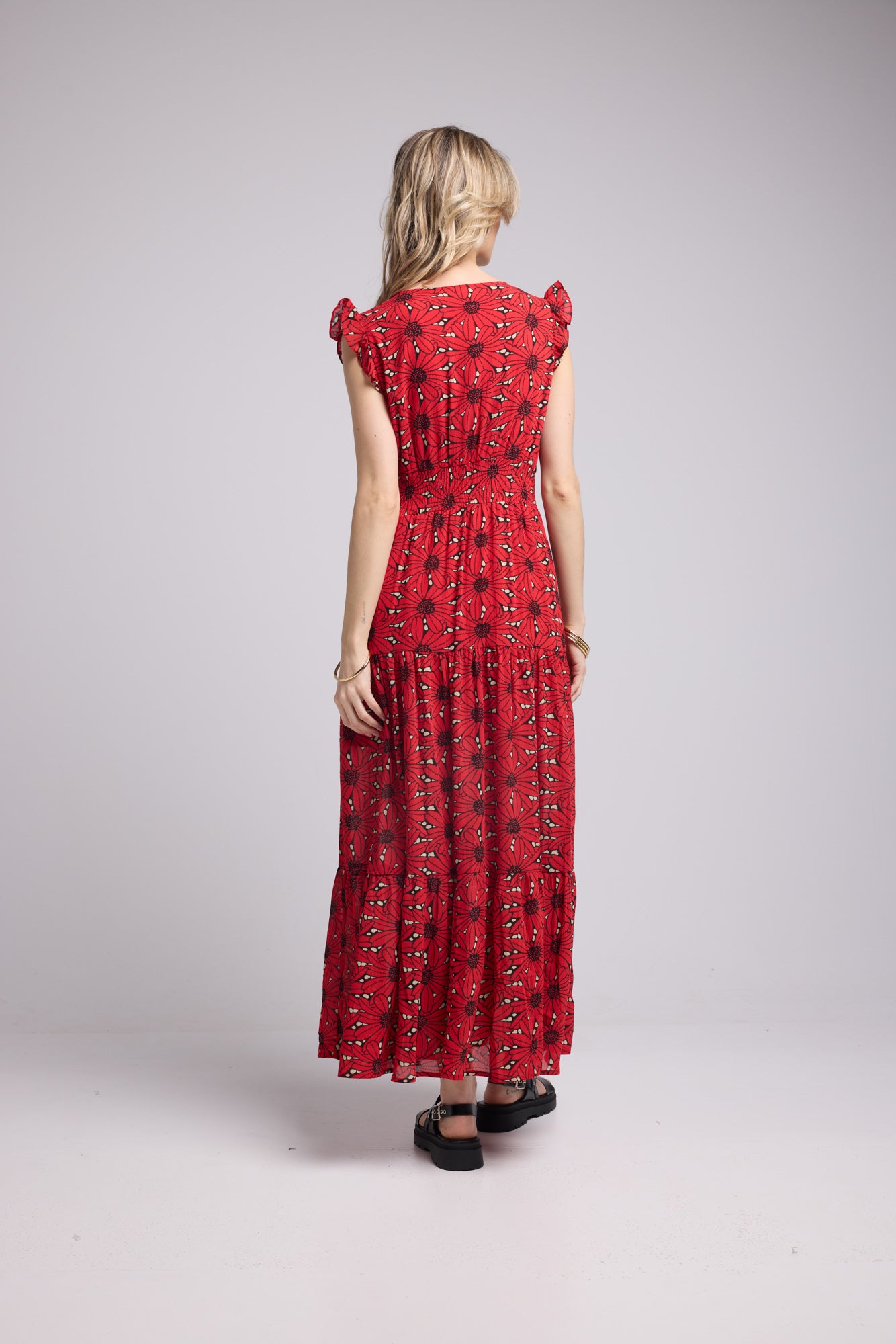 ROBE 62380 P/1235P FLEUR ROUGE