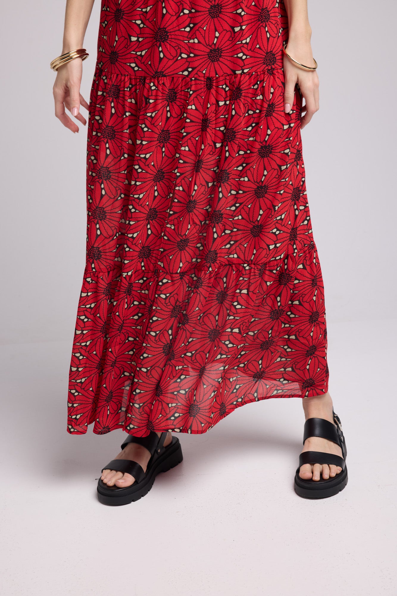 ROBE 62380 P/1235P FLEUR ROUGE