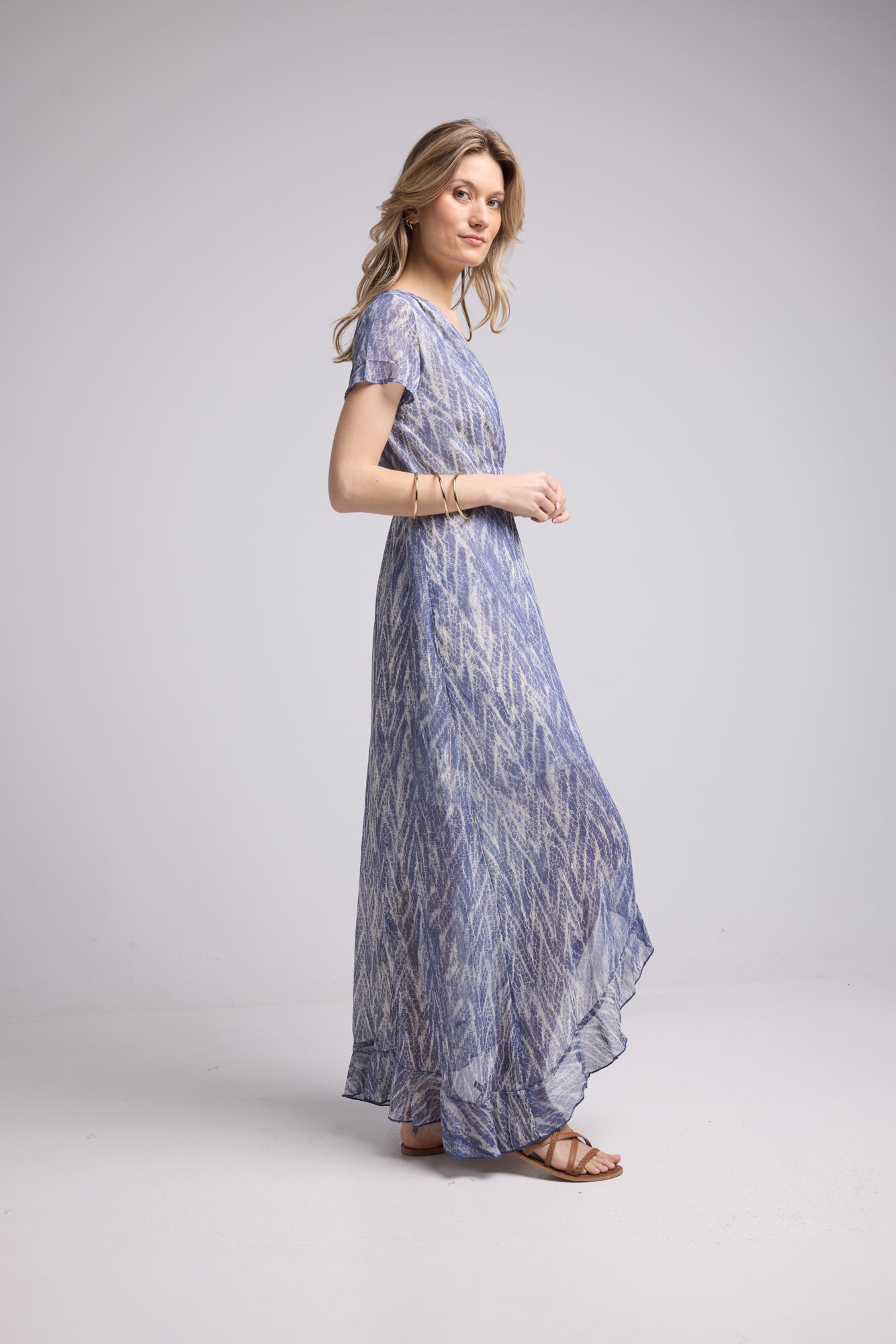 ROBE 62875/1061 PRINT BLEU