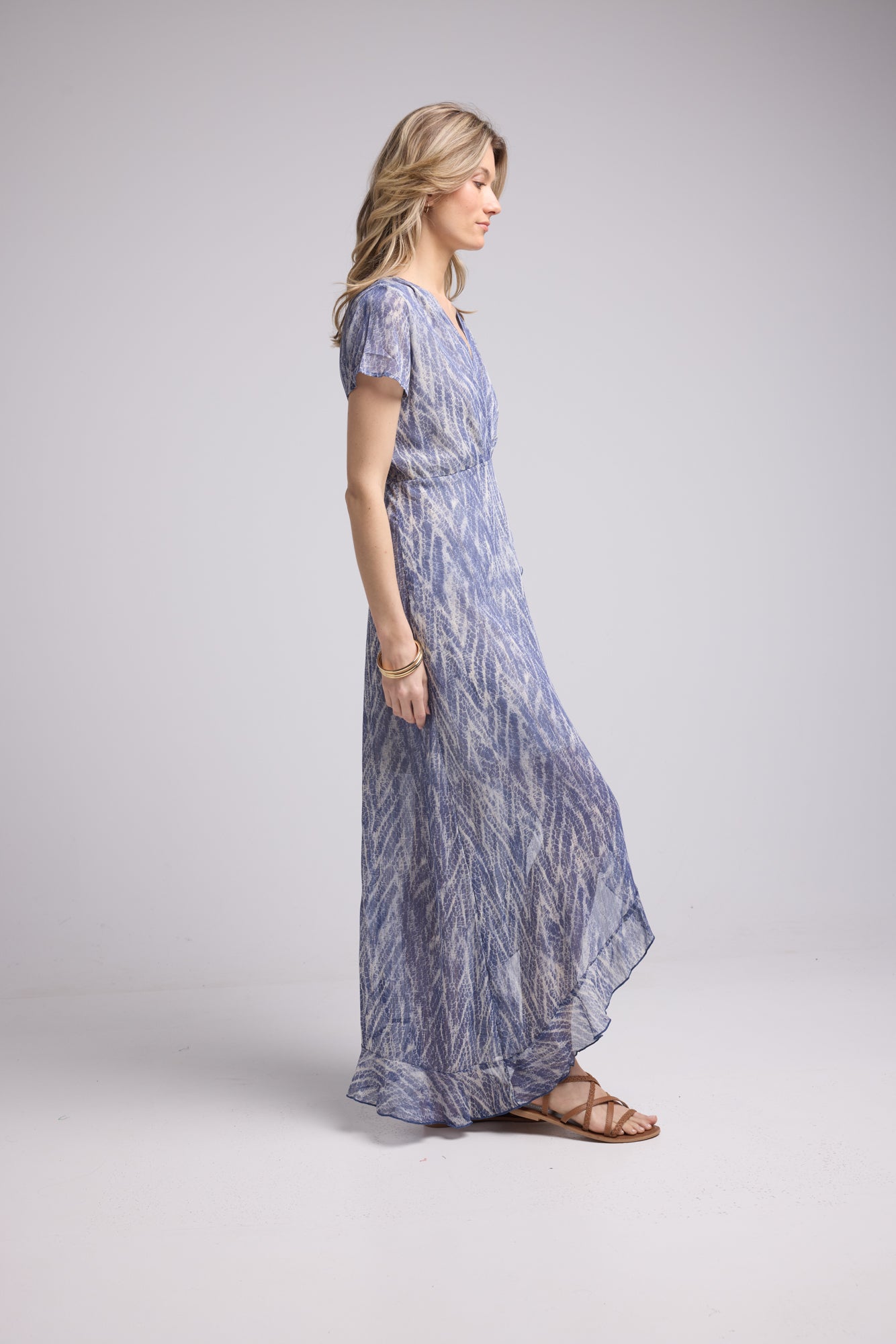 ROBE 62875/1061 PRINT BLEU