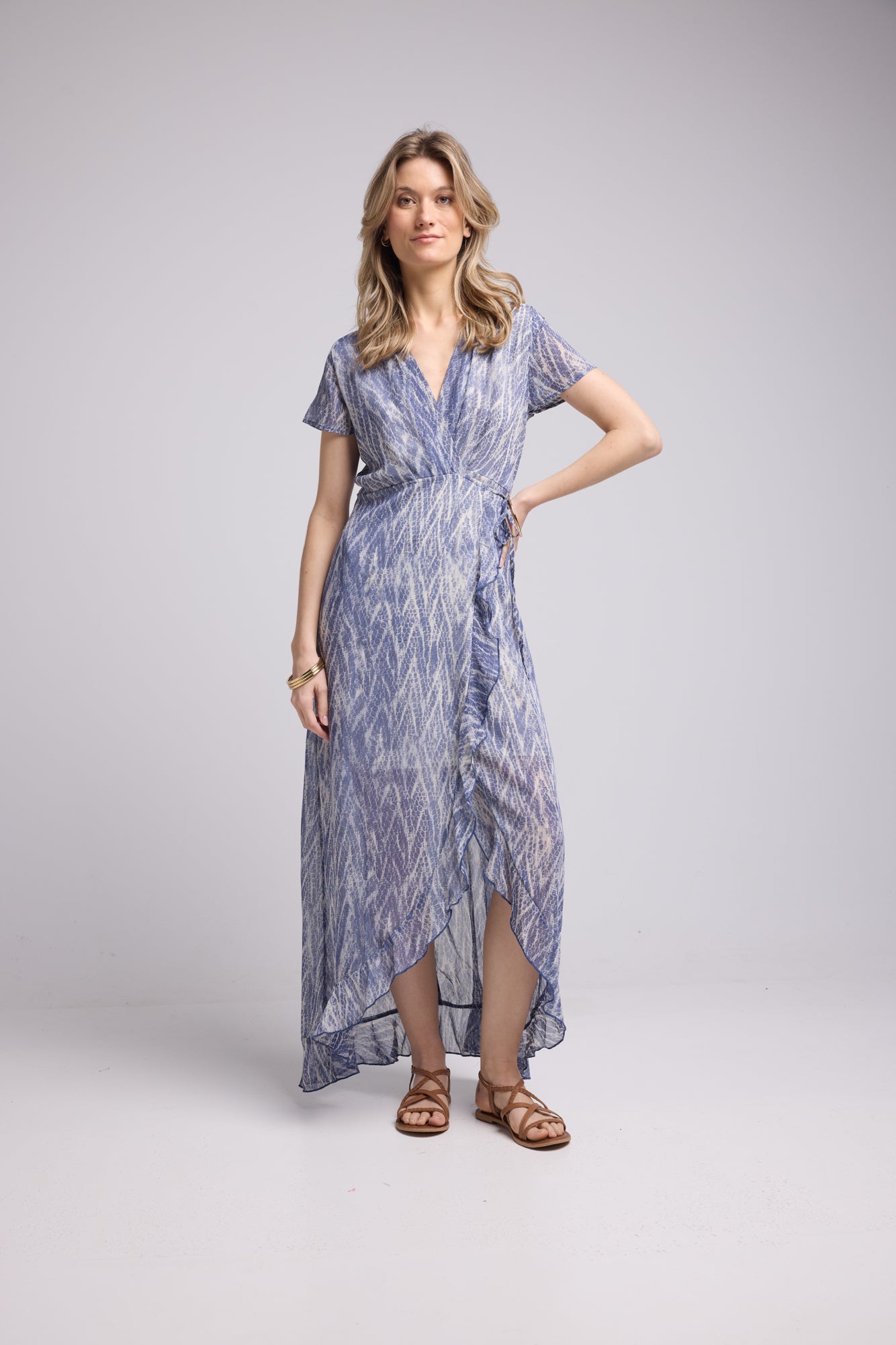 ROBE 62875/1061 PRINT BLEU