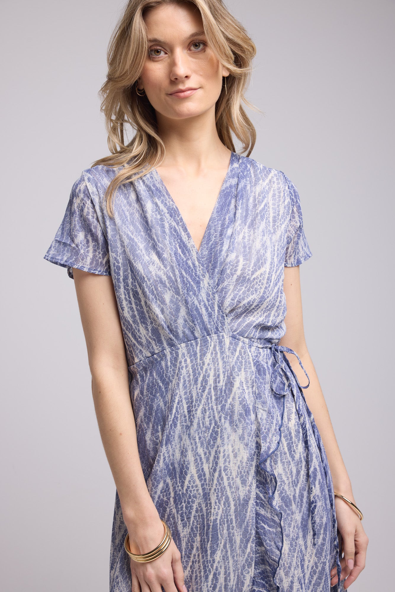 ROBE 62875/1061 PRINT BLEU