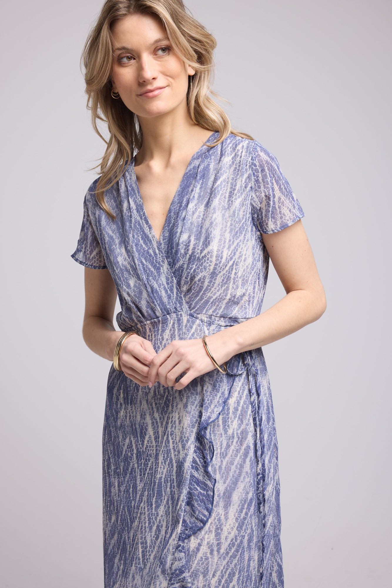 ROBE 62875/1061 PRINT BLEU