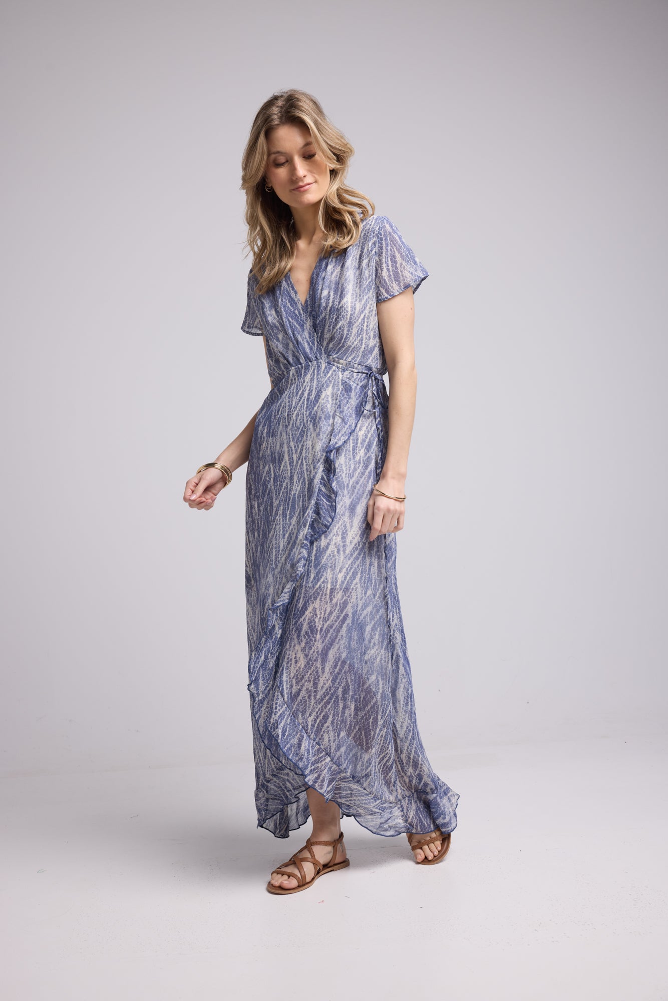 ROBE 62875/1061 PRINT BLEU