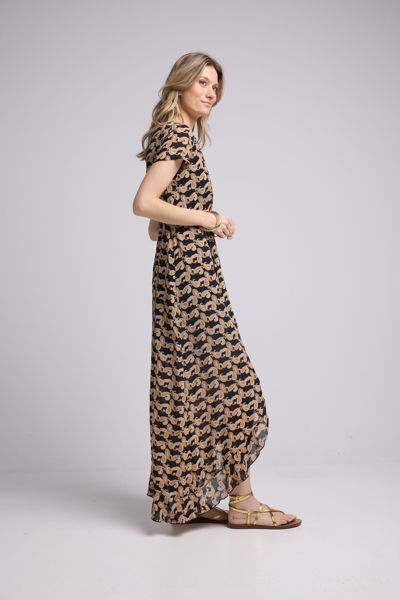 ROBE 62875/1069 CACHEMIRE NOIR