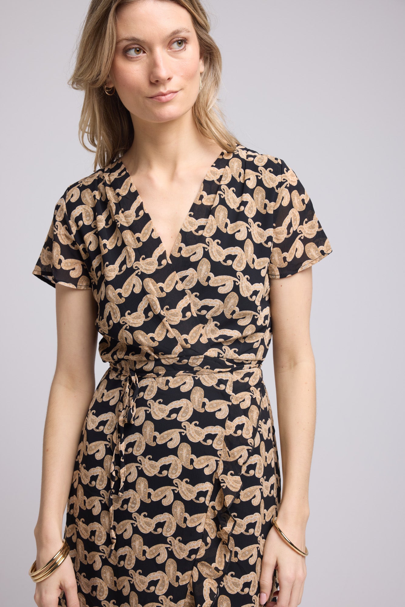 ROBE 62875/1069 CACHEMIRE NOIR