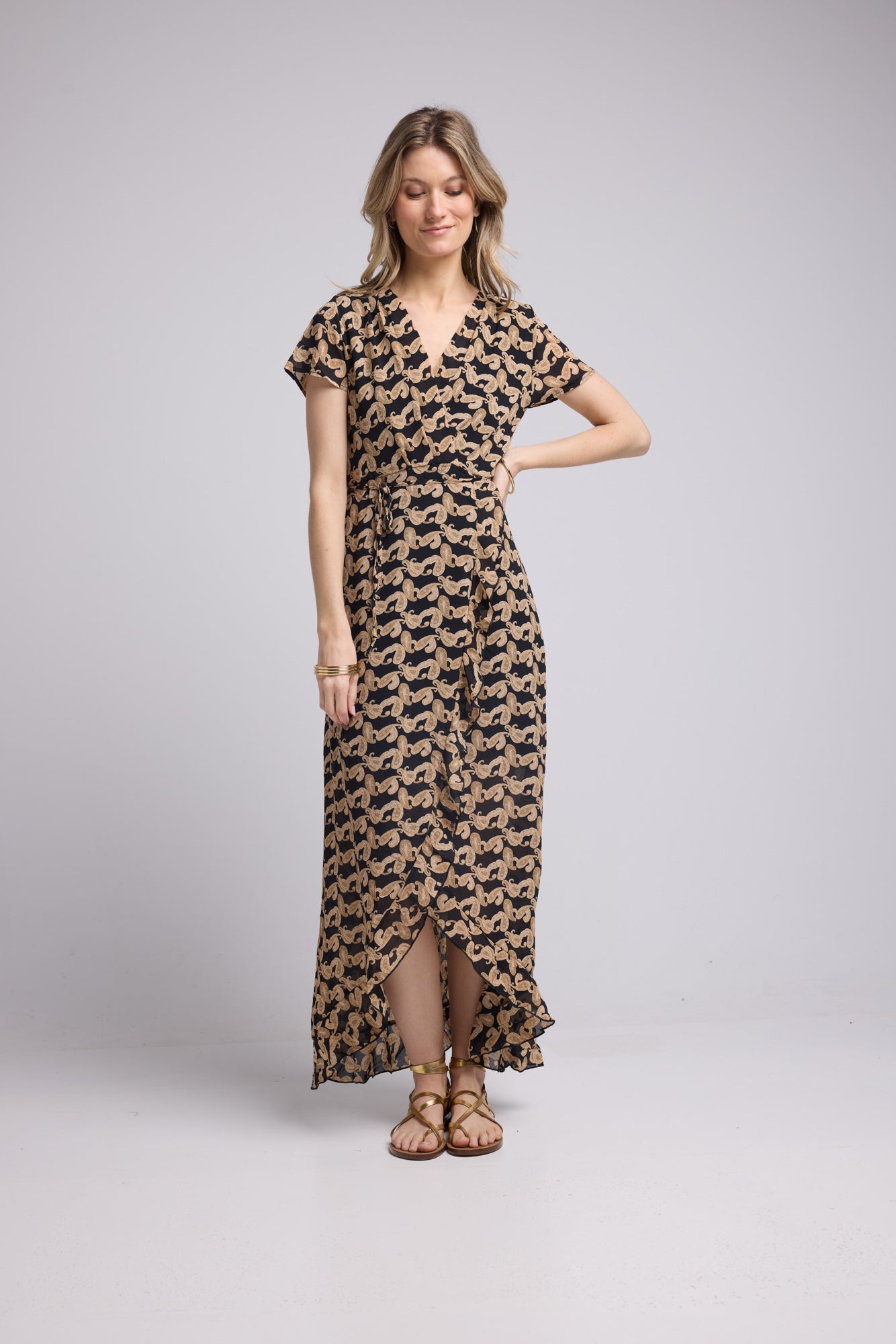 ROBE 62875/1069 CACHEMIRE NOIR