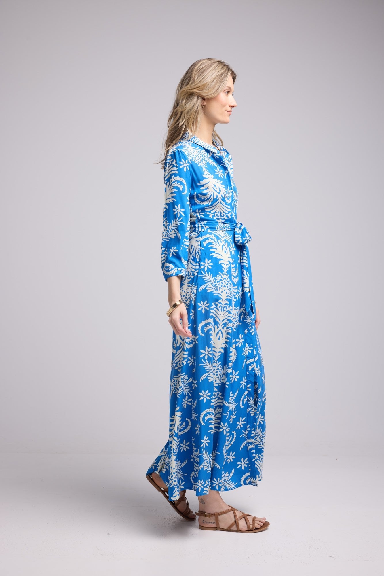 ROBE 62998/1396V BLEU ROI BLANC