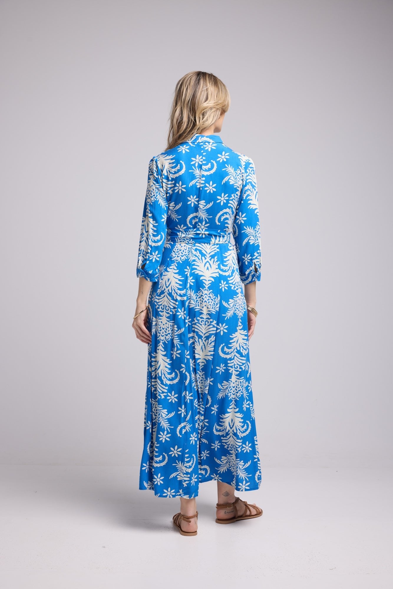 ROBE 62998/1396V BLEU ROI BLANC